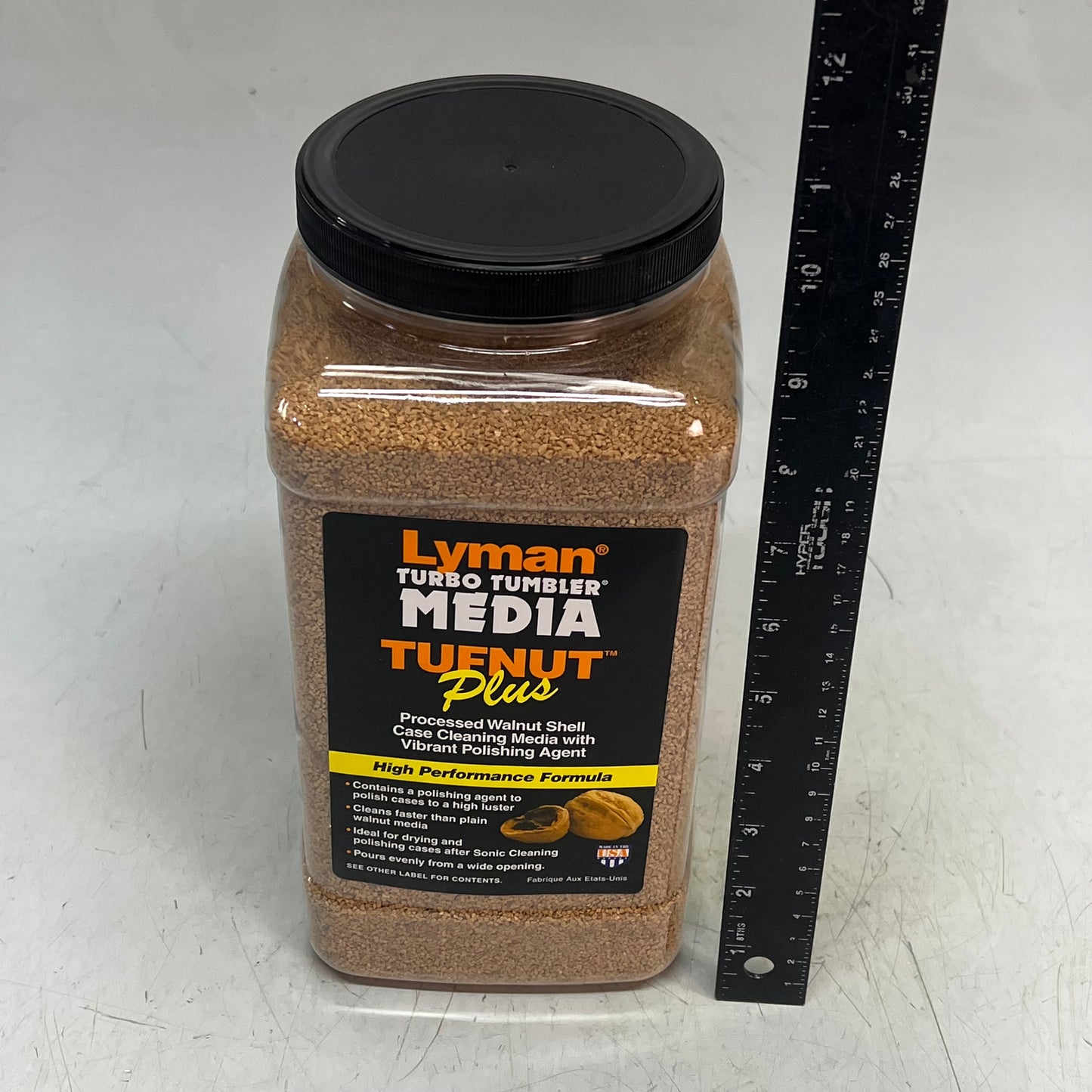 ZA@ LYMAN  Tufnut Plus Turbo Tumbler Media Shell Polishing Compound 5.75lbs 7631396