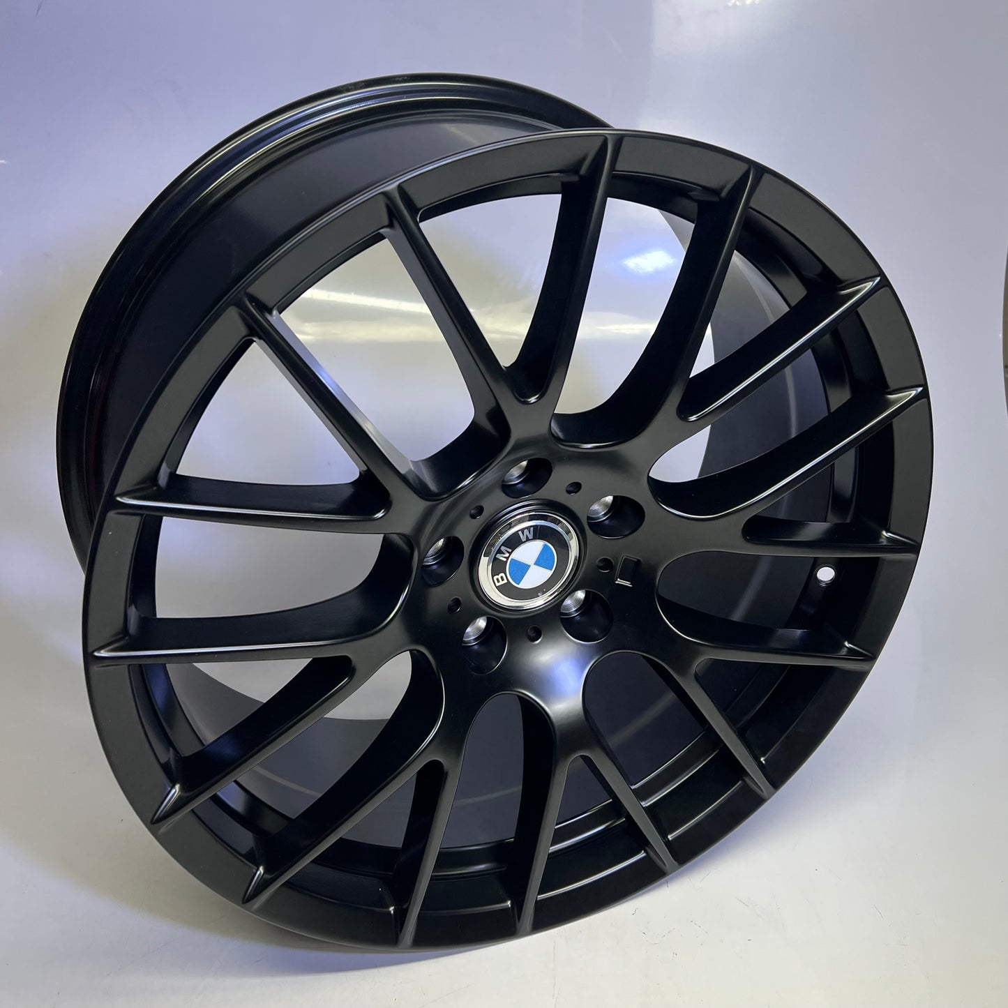 AFTERMARKET Alloy Wheel for BMW 72.6 Center Bore 5x120 Bolt 19" 8.5 Matte Black B2047-1