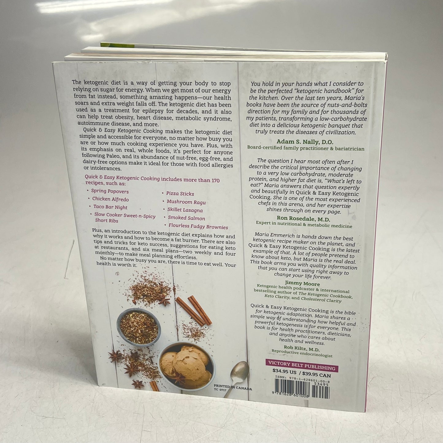 QUICK & EASY KETOGENIC COOKING Time Saving Paleo Recipes Paperback Book