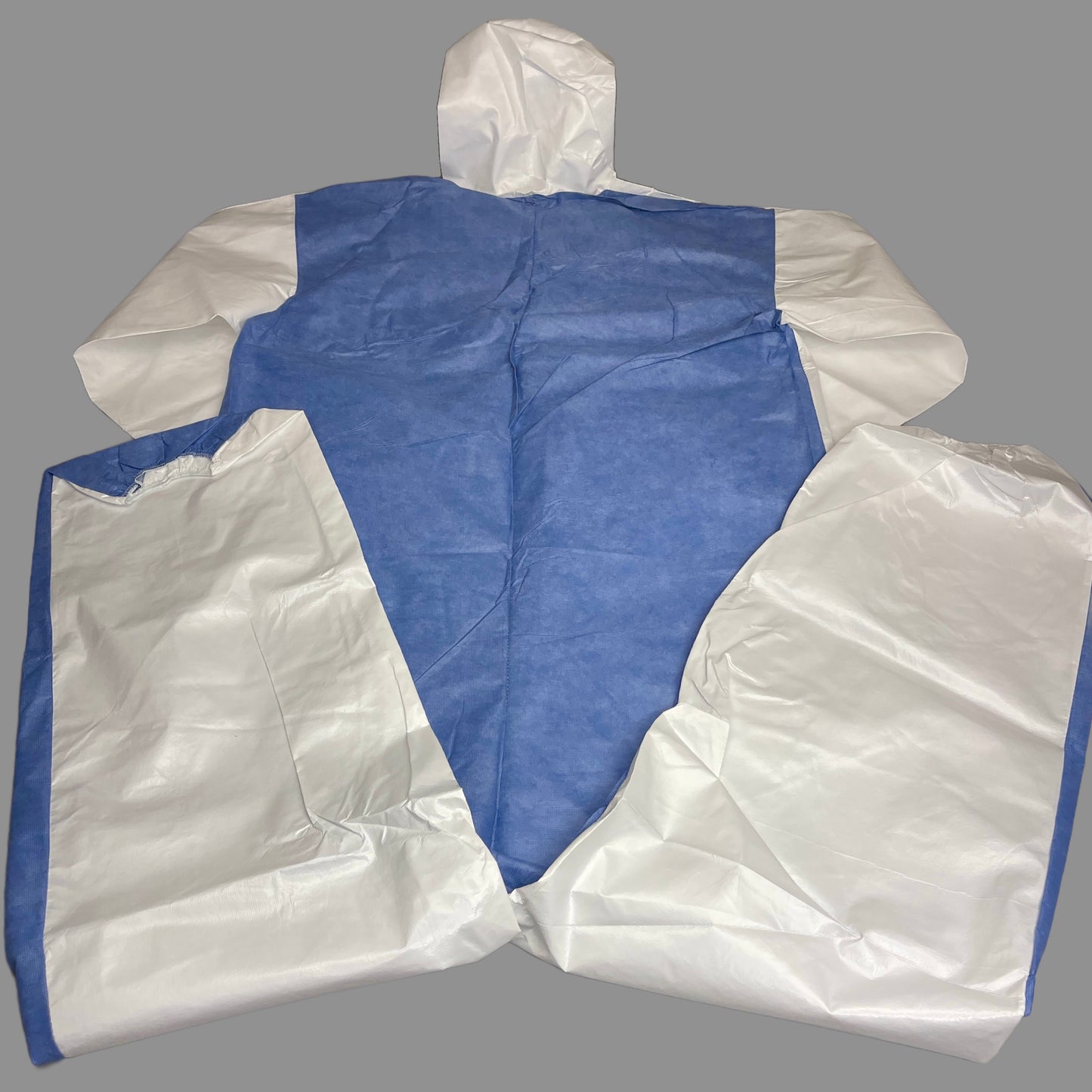 KLEENGUARD 26PK! Protective Clothing A40 Coveralls Sz L Breathable SMS Back White/Blue 37591