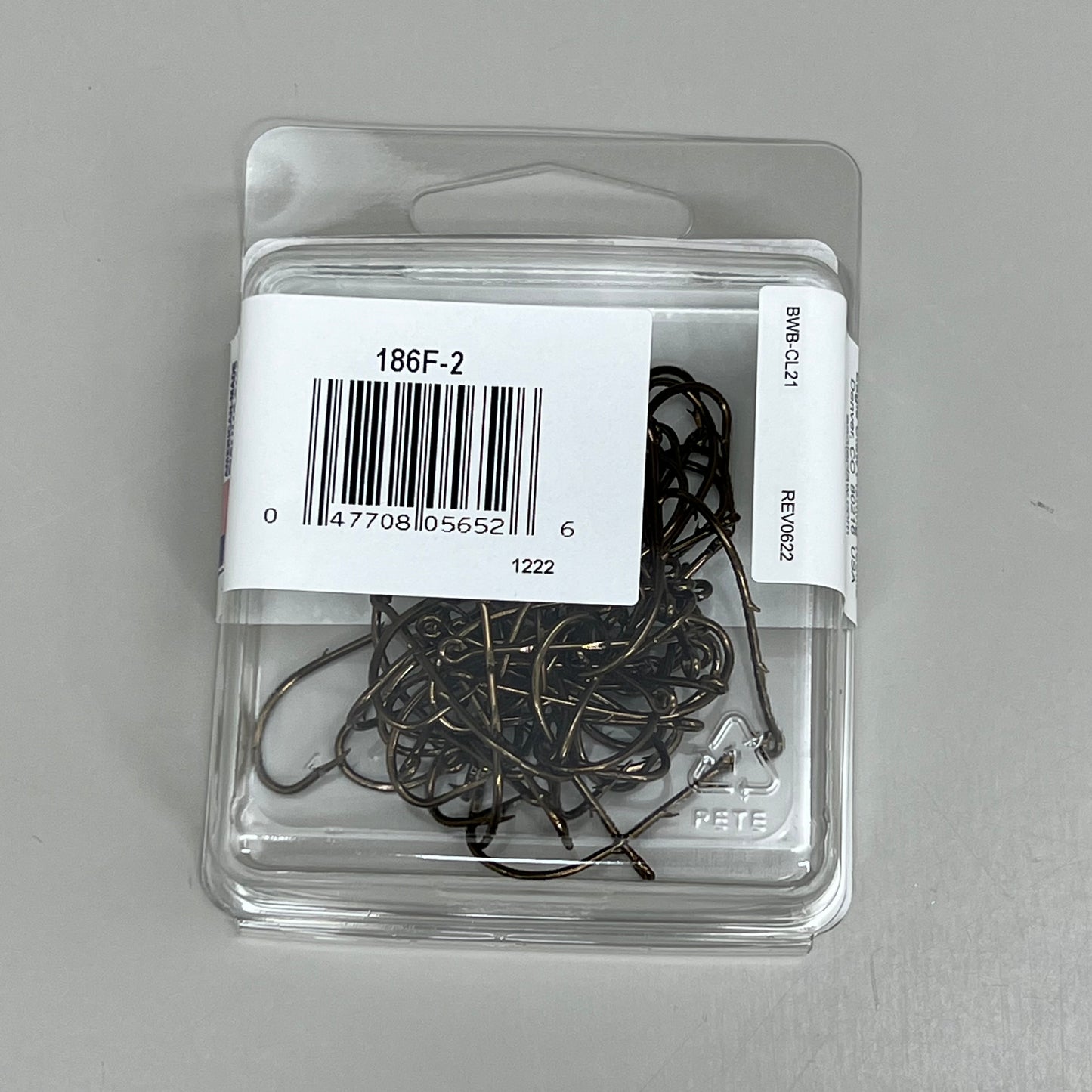 EAGLE CLAW High Carbon Steel Worms & Chunk Bait Holder Bronze #2 50pc 186F-2