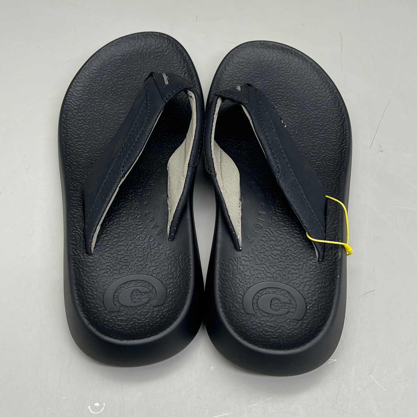 COBIAN Compass Synthetic Leather Strap Men's Sz 12, EU 45 Black COM25-001-12