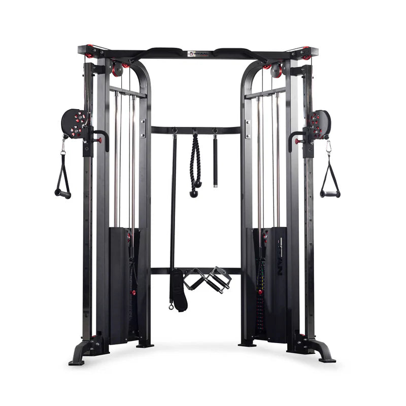 TITAN Functional Trainer Sz 64"W x 44"L x 82"H Black 400883