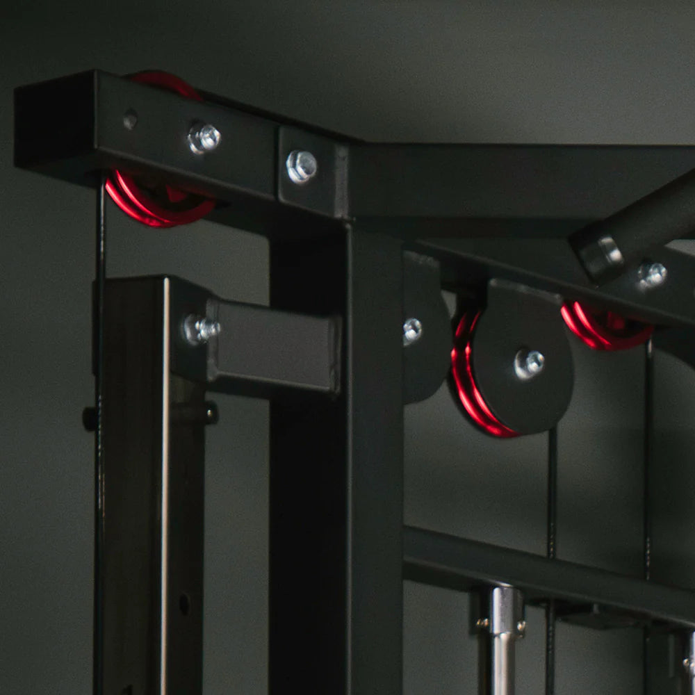 TITAN Functional Trainer Sz 64"W x 44"L x 82"H Black 400883