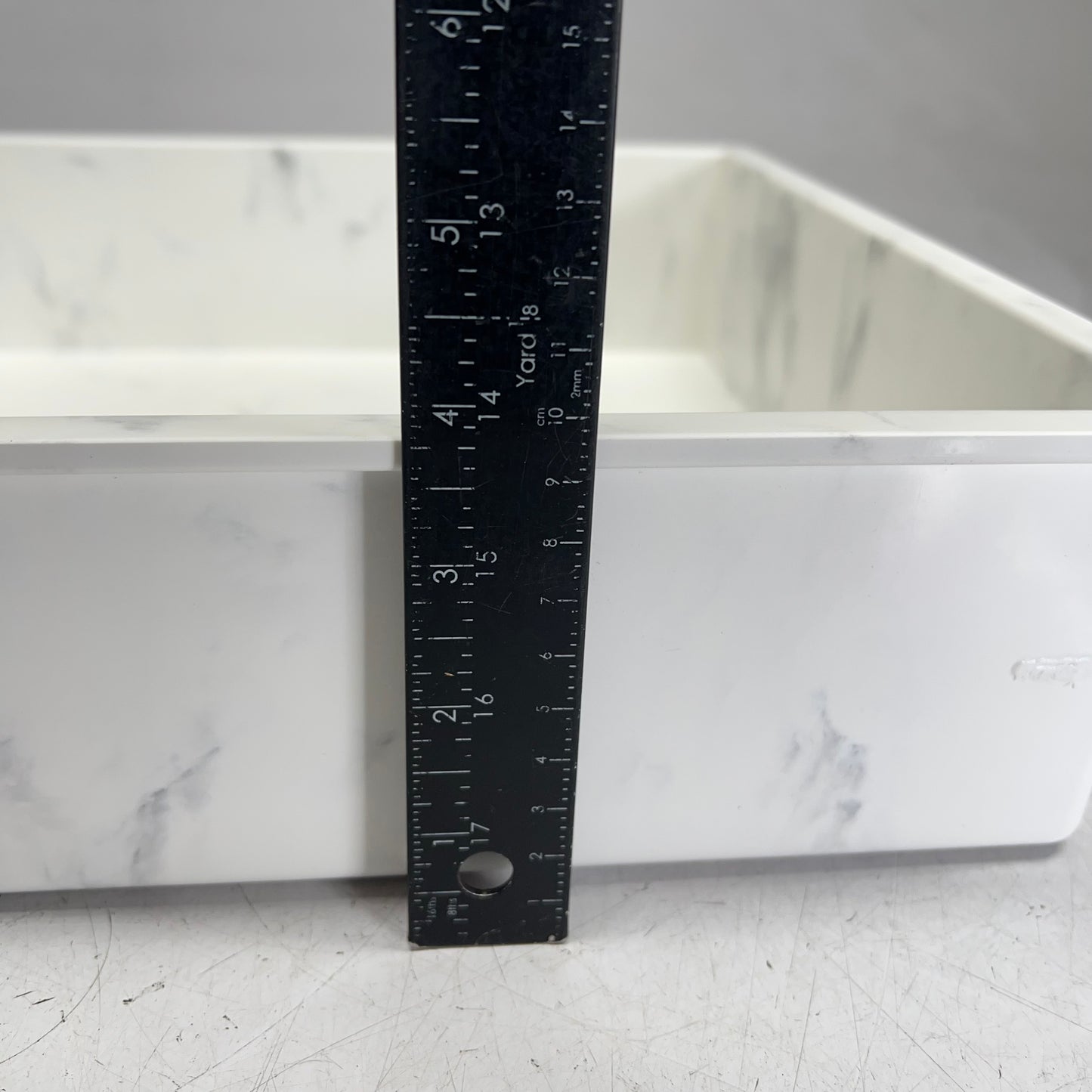 SAMUEL MULLER Solid Surface Storage Pod & Corner Shelve Kit Carrara SMSSP1414