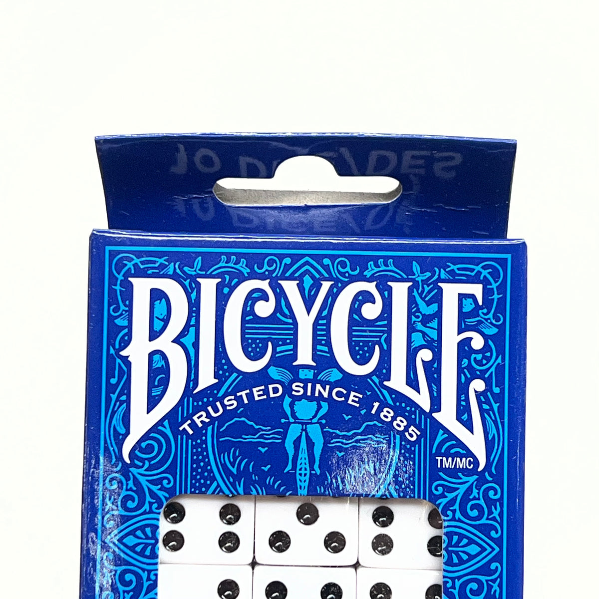 ZA@ BICYCLE (2 PACK, 10 EACH) Playing Rolling Dice 6 Sided Black/White