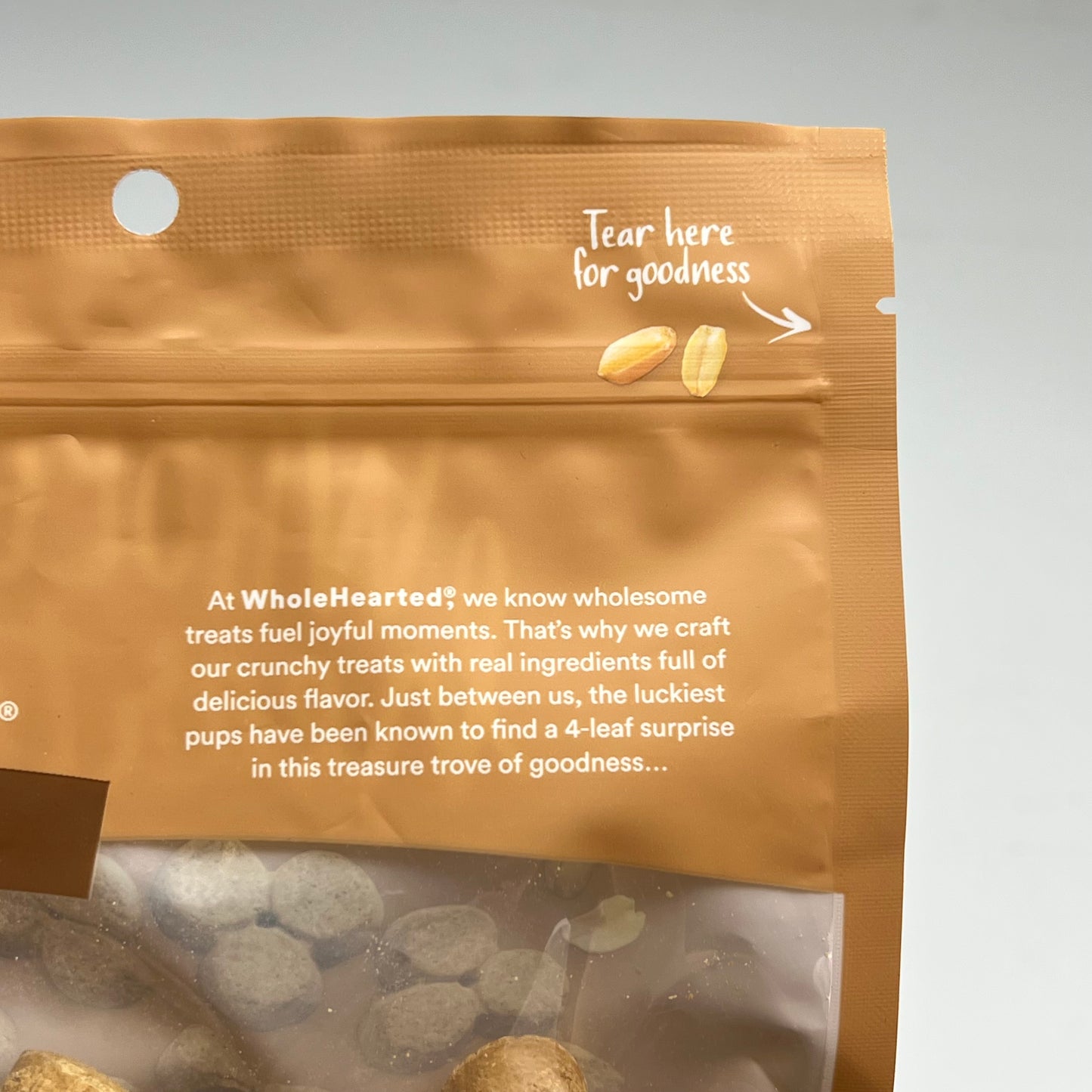 ZA@ WHOLE HEARTED (3 PACK) Crunchy Clovers Clover-shaped Dog Treats Peanut Butter |Flavor BB 10/27