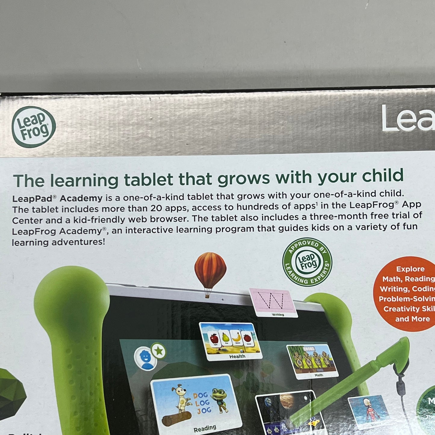 VTECH Leapfrog LeapPad Learning Tablet English Shatter-Free Screen 3-8yrs 6022 (New Other)