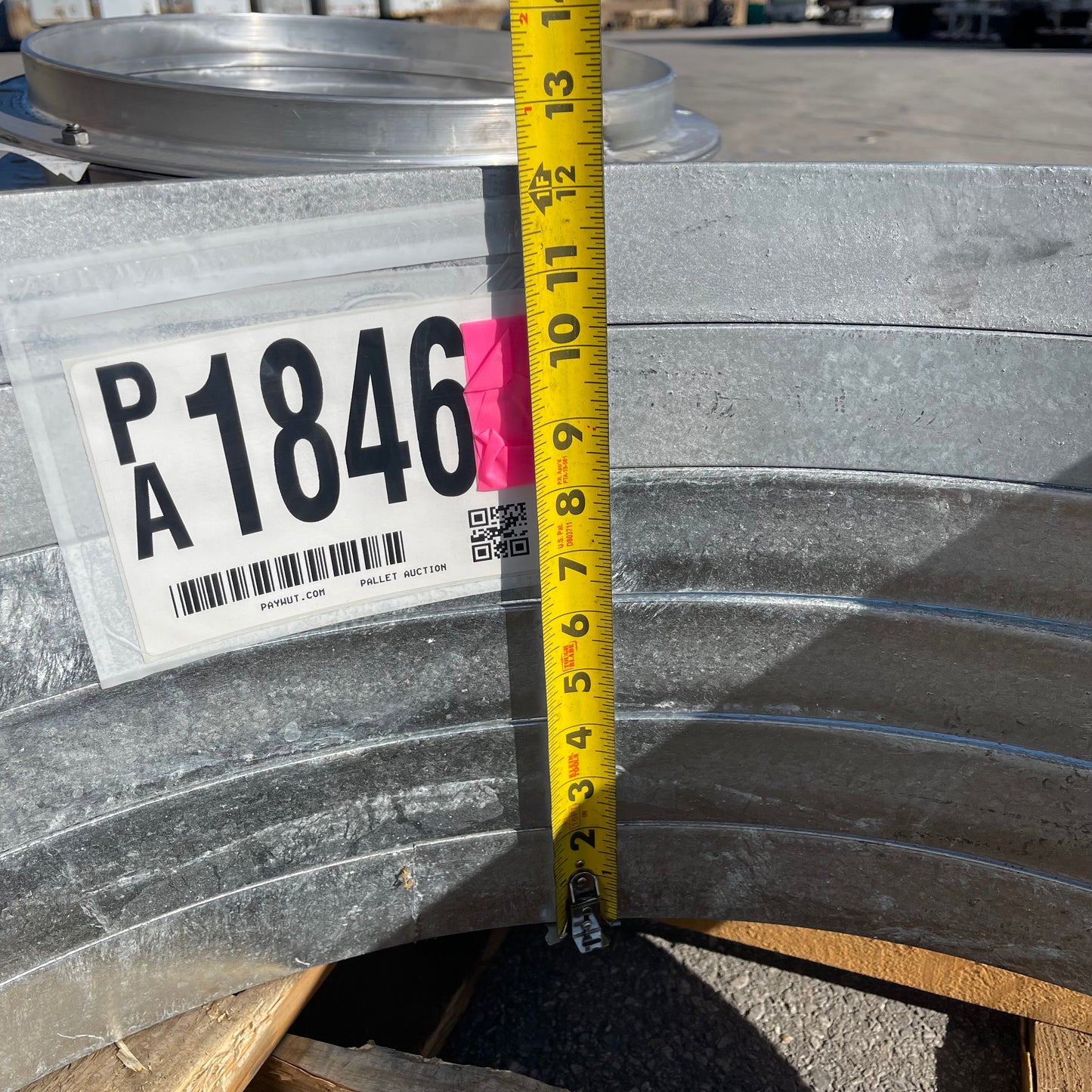 ZA@ Pallet of MIXED Galvanized Steel Rings (AS-IS)