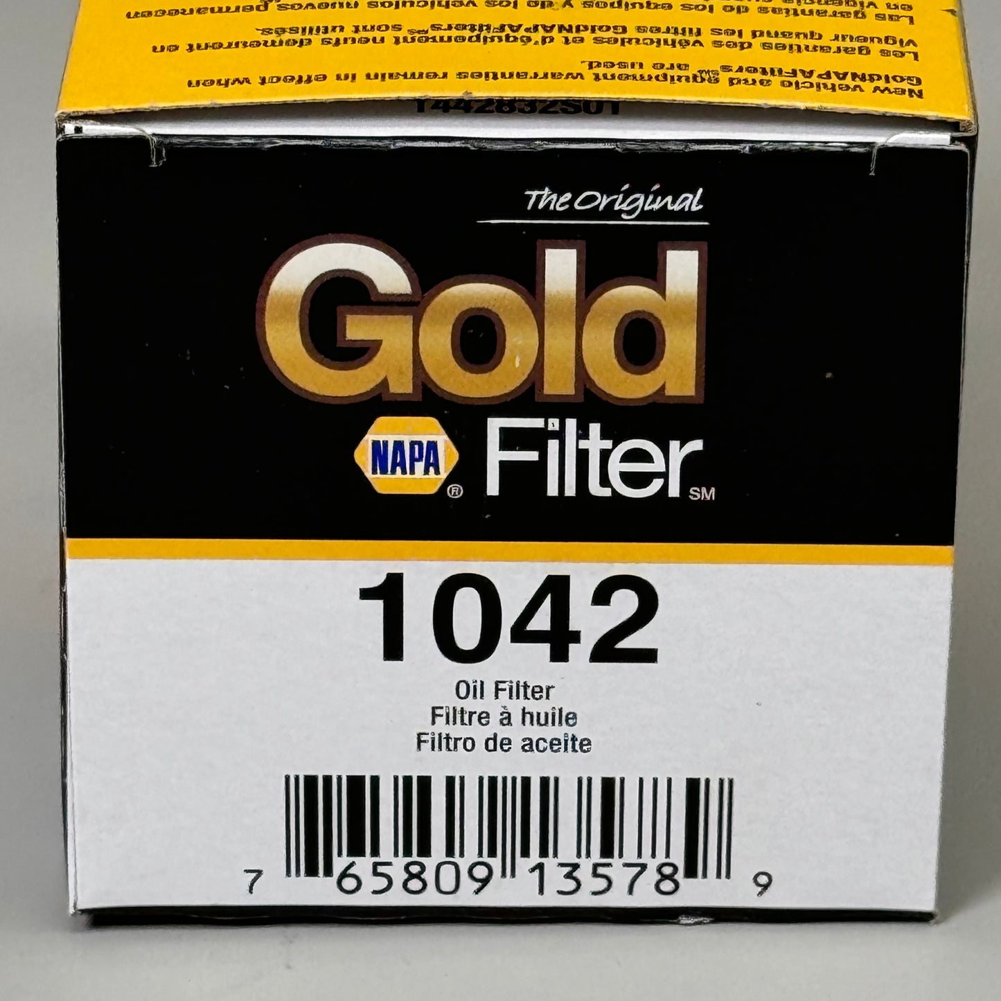 NAPA (2 PACK) The Original Gold Filter Enhanced Cellulose 13/16"-16 Thread 1042