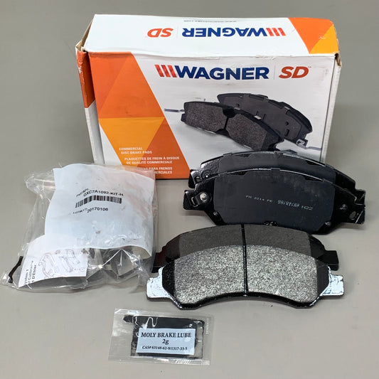 WAGNER SevereDuty Semi-Metallic Disc Brake Pad Set 7" x 2" SX1092