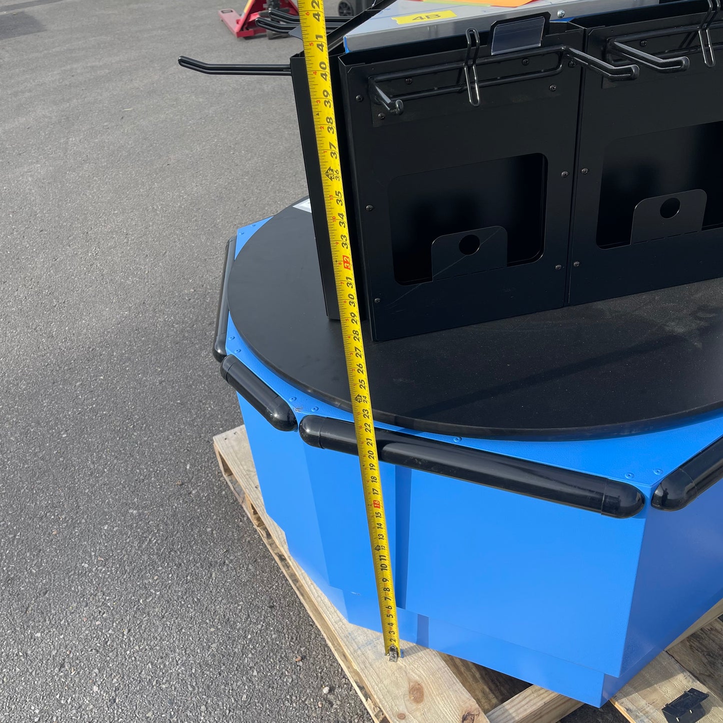 ZA@ Pallet of ROYSTON Checkout Bag Carousel Blue & Black 72038332-01037 (AS-IS) D