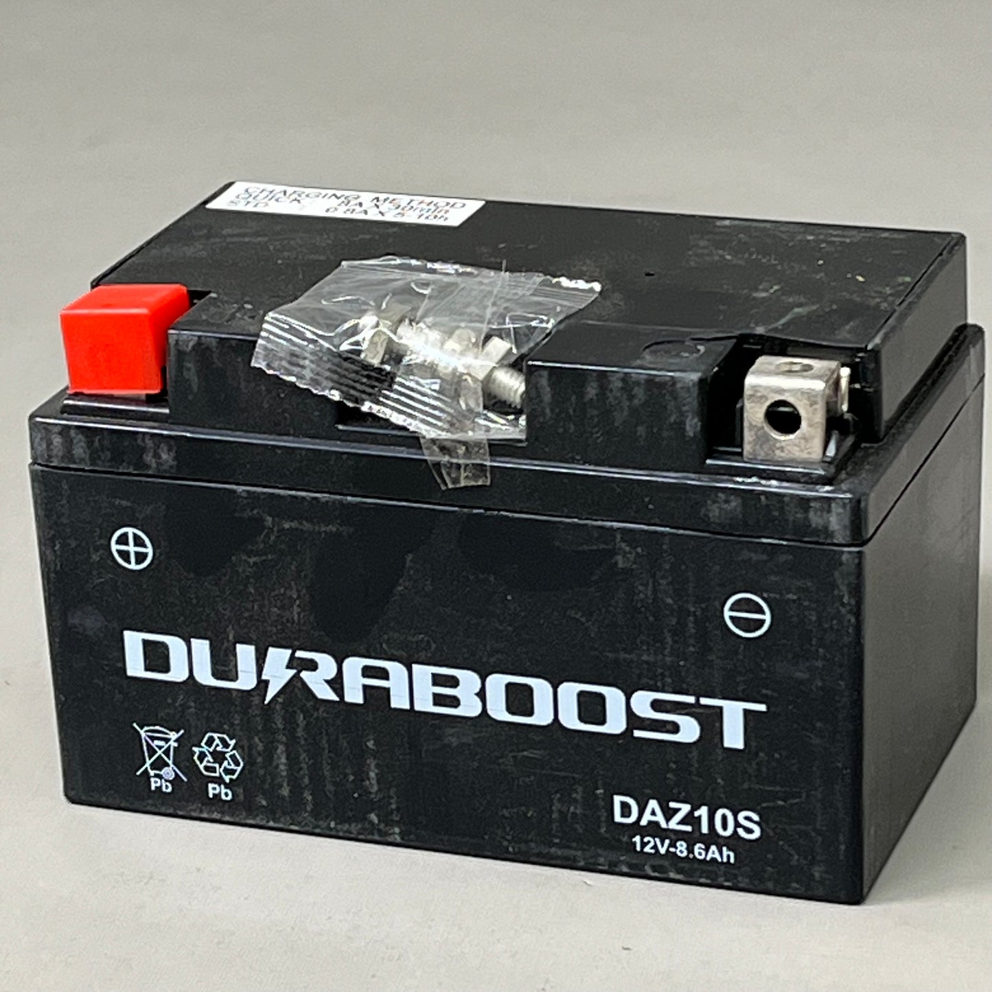 DURABOOST Lead Acid Activated AGM Battery 12V 190 CCA 8.6AH DAZ10S