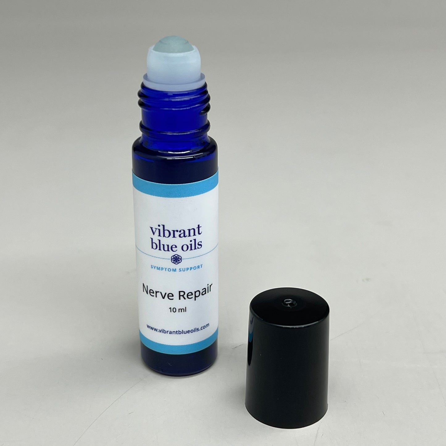 VIBRANT BLUE OIL Therapeutic Symptom Support Organic Essential Oil Roll-on 10mL