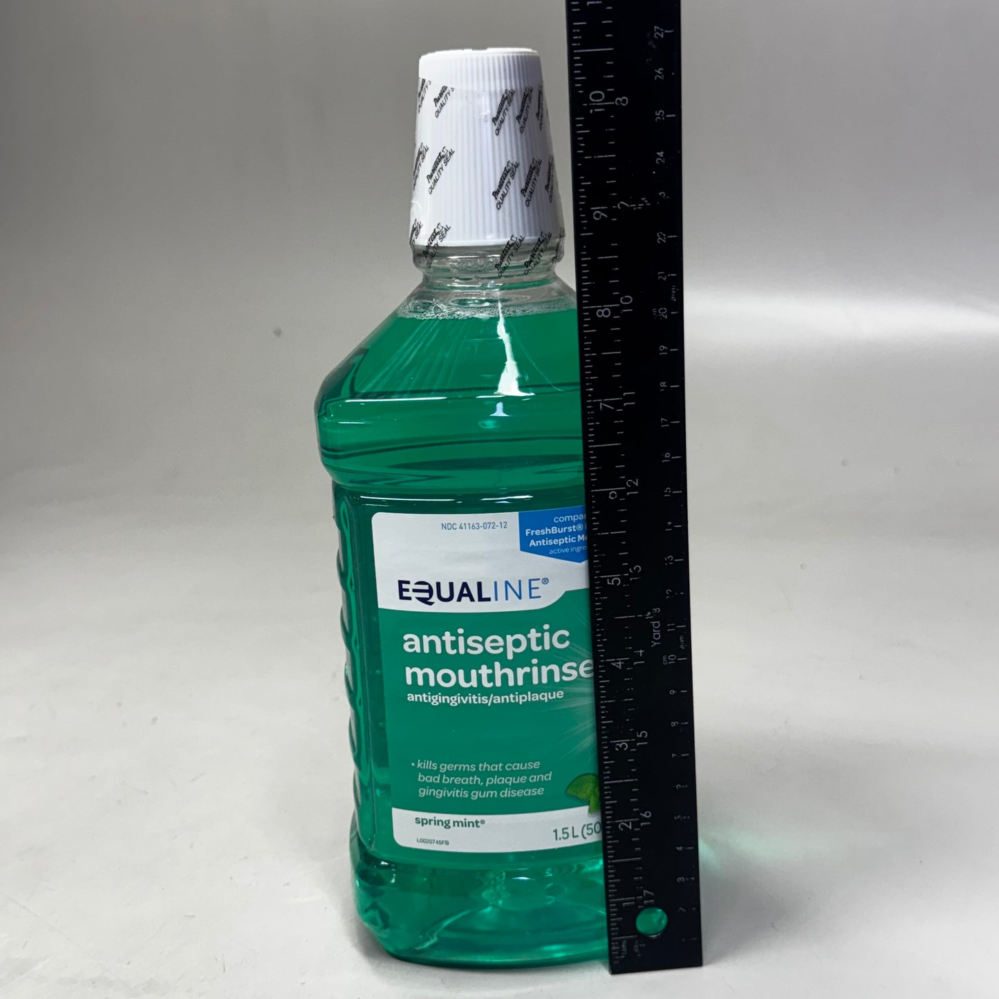 EQUALINE (6 PACK) Antiseptic Mouthrinse Spring Mint 1.5 L/50.7 fl oz BB 03/27