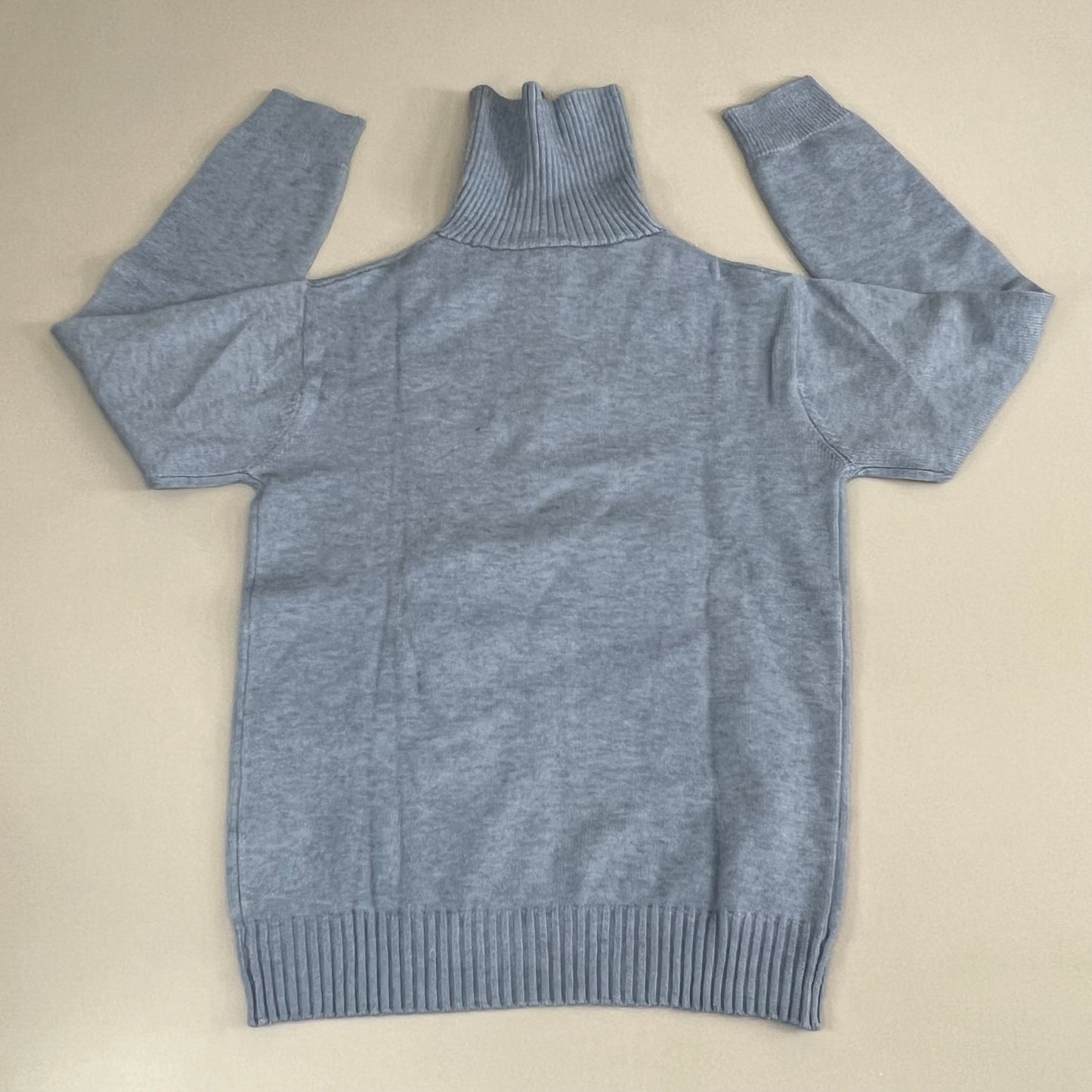 SAMSHIELD Suzanne Equestrian Quarter Zip Sweater Women's Sz S Washed Blue