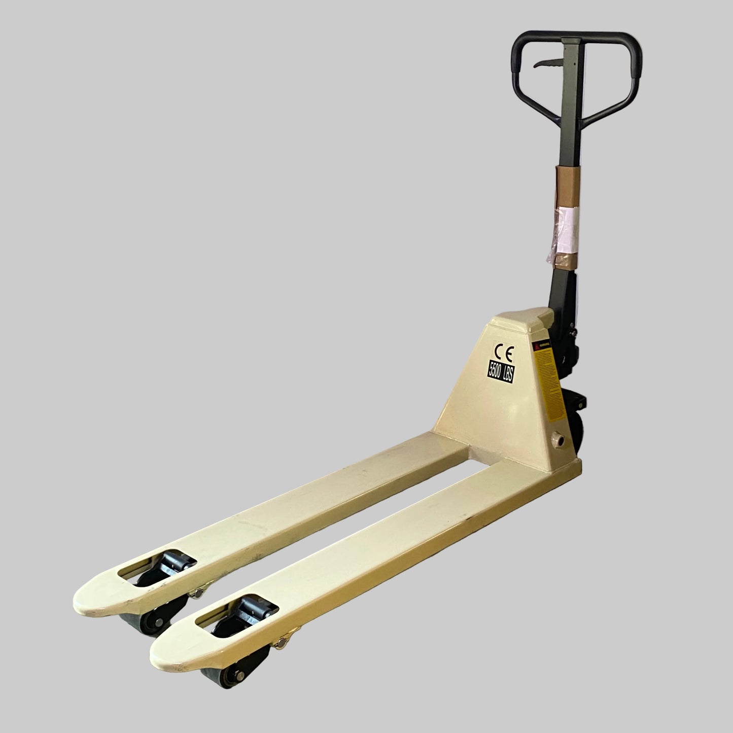 WESCO CP3 Manual Narrow Pallet Jack, 5500 lb. Capacity Sz 18"W x 48"L Forks - Beige 272854