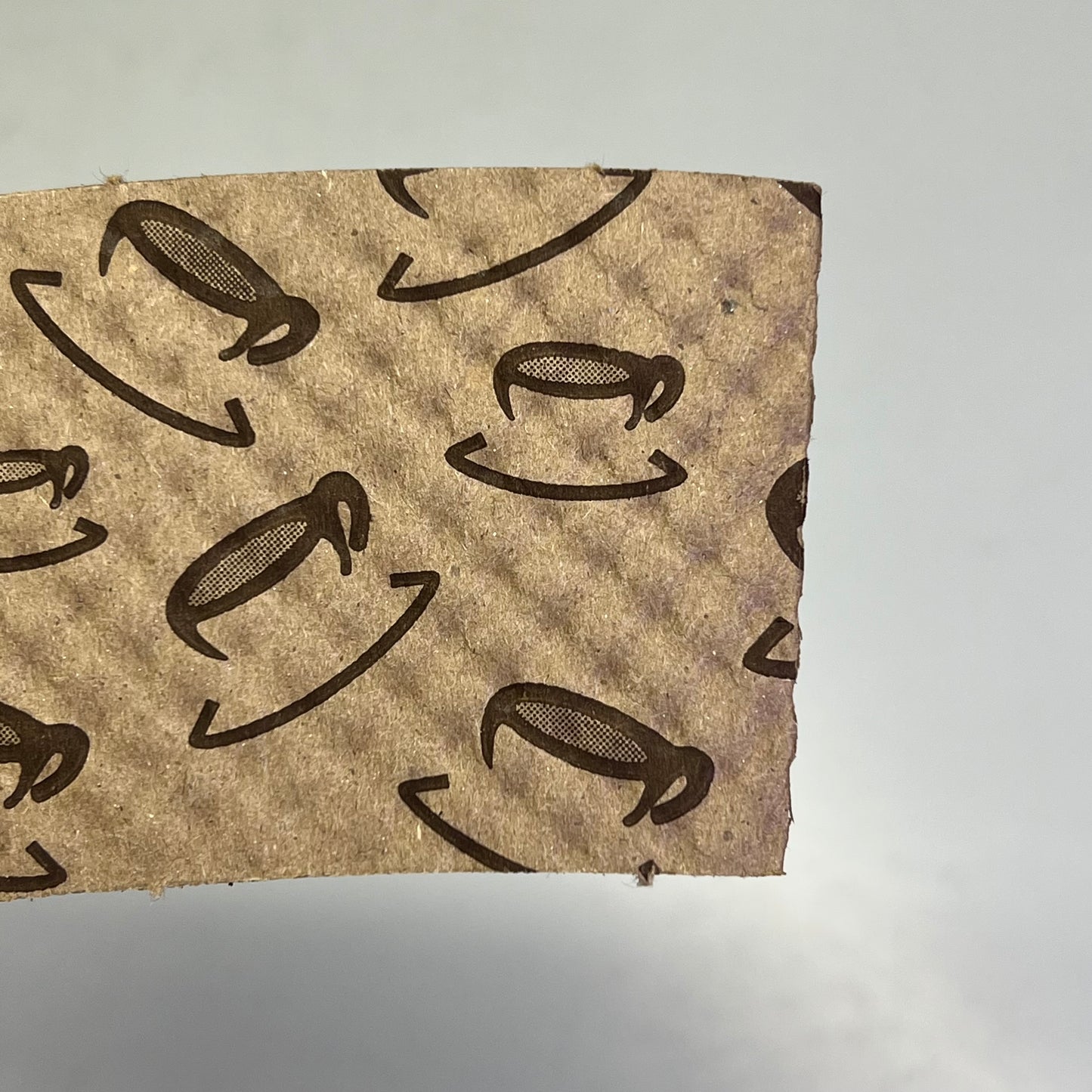 ZA@ JAVA JACKET (500 PACK) Paper Hot Cup Sleeve Fits 12-20 oz Brown (Distressed Box) A