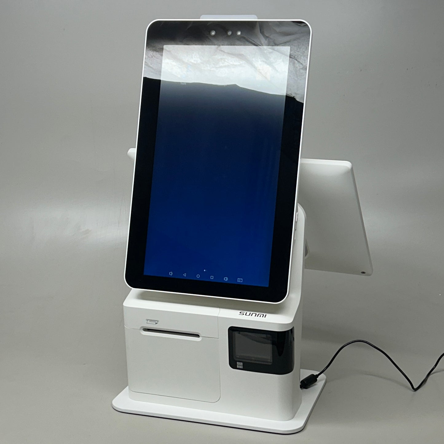 SUNMI K2 Mini Dual Monitor Countertop Point of Sale Kiosk F4501 (AS-IS)