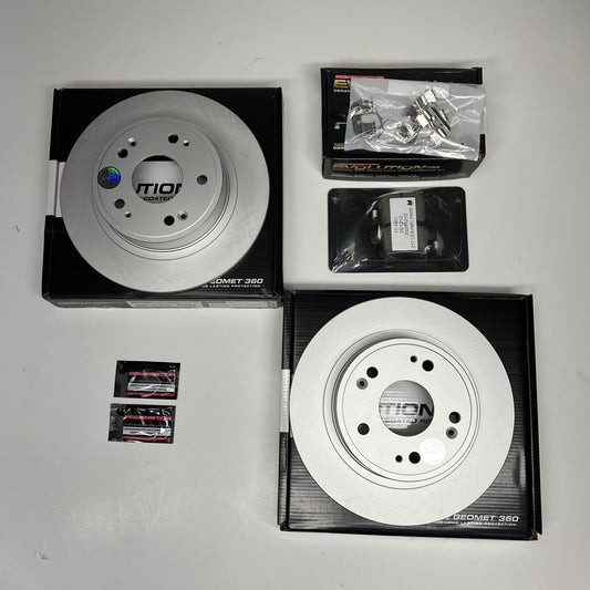 POWER STOP GENUINE GROMET Brake Pads/Rotors Kit for Acura & Honda CRK5368