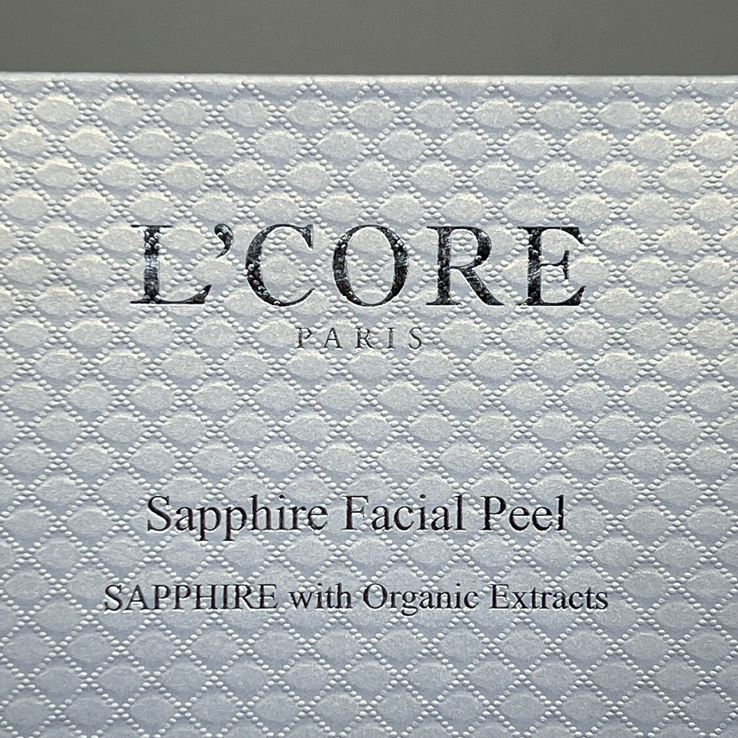 ZA@ L'CORE Sapphire Facial Peel w/ Antioxidants, Vitamins, Minerals & More 1.7 fl oz BB 24 Months After Opening