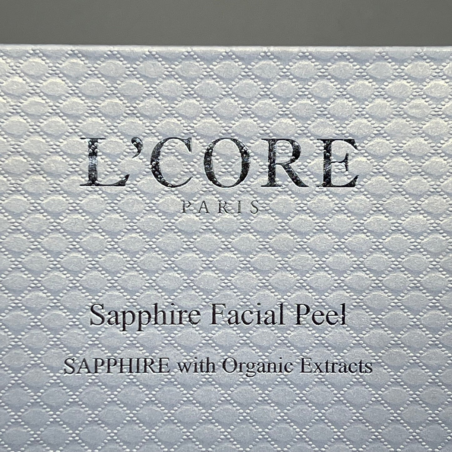 ZA@ L'CORE Sapphire Facial Peel w/ Antioxidants, Vitamins, Minerals & More 1.7 fl oz BB 24 Months After Opening A