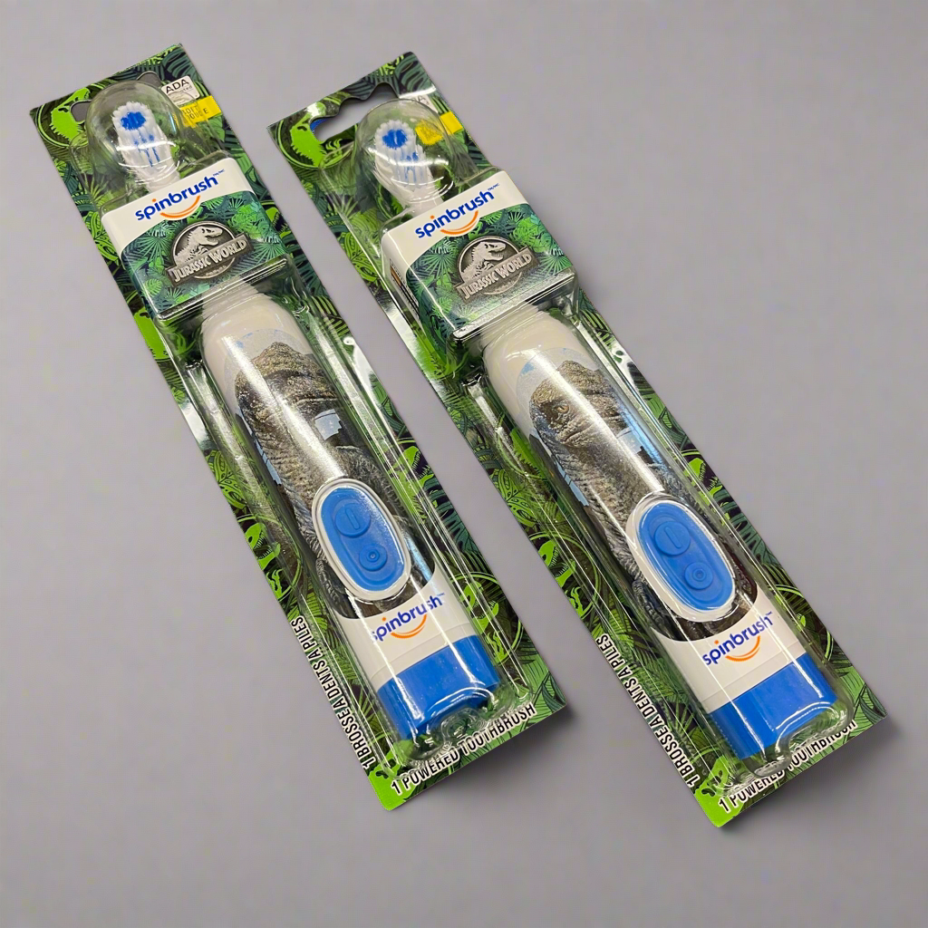 SPINBRUSH (2 PACK) Jurassic World Kid’s Electric Battery Toothbrush 72022068