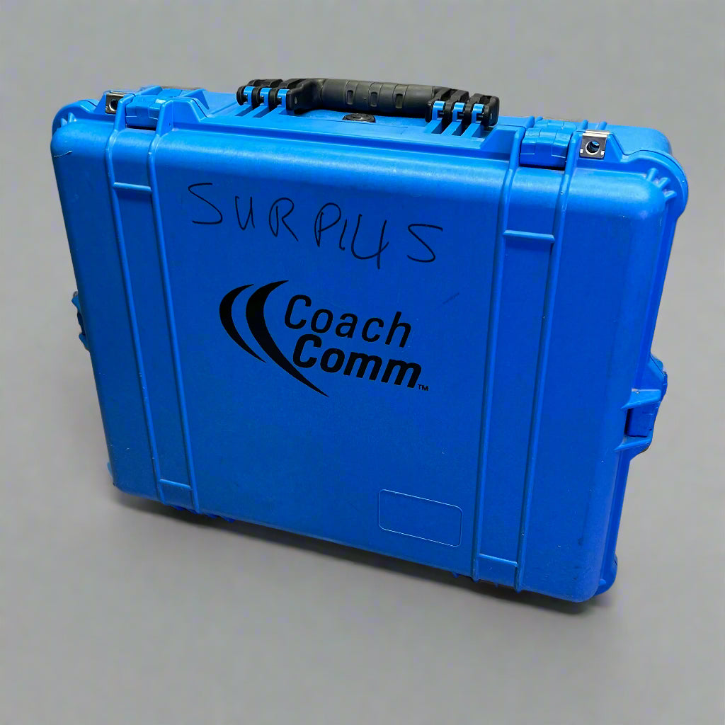 COACH COMM (10 PIECE SET) Connex Headsets & Wireless Beltpack Transmitter (Used)