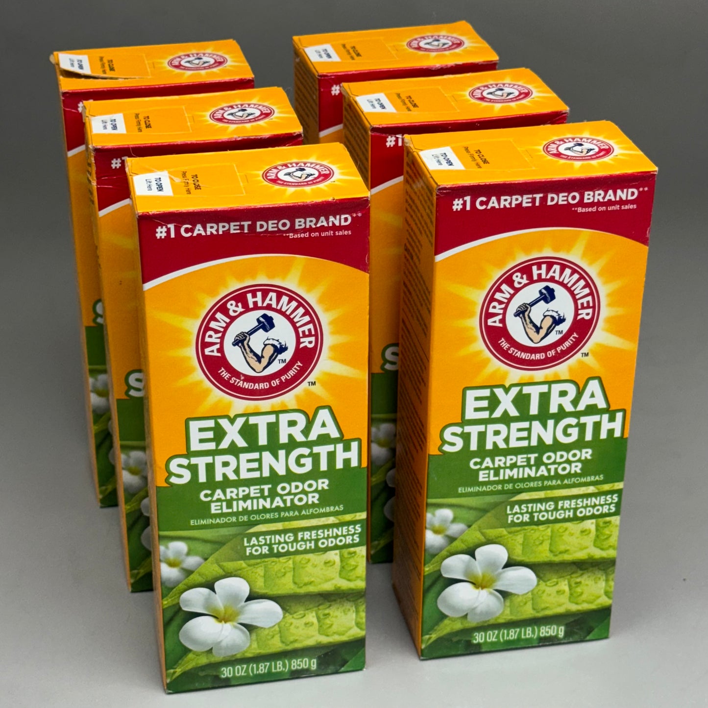 ARM & HAMMER Extra Strength Carpet Odor Eliminator (6-PK) 30oz Each (New)