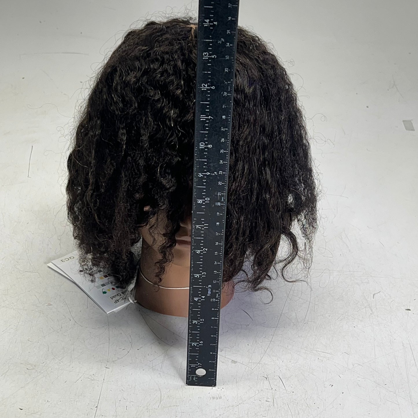 PIVOT POINT  Multi Texture Quad 100% Human Hair Mannequin Black MMMUIDLD-TC-4P