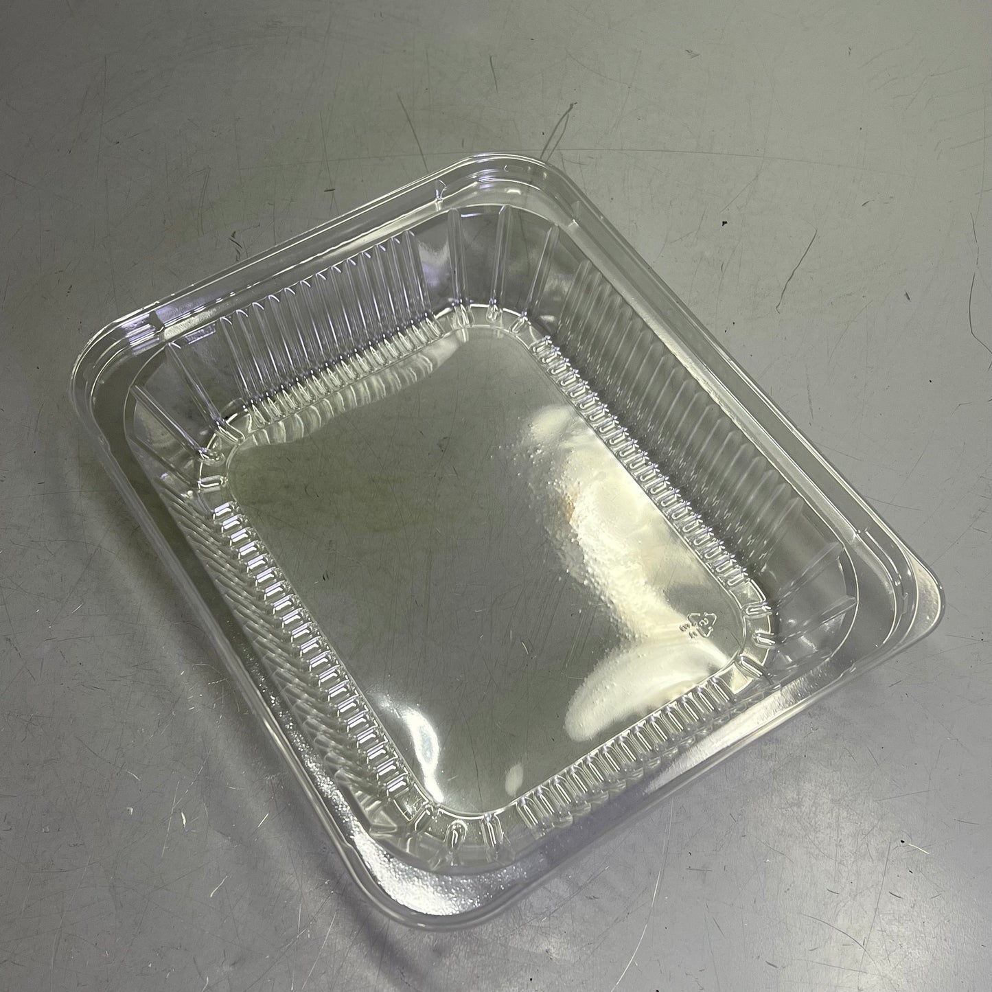 ZA@ WESTERN PLASTICS  (100 PACK) Disposable Half Steam Dome Lid Clear 5132DL