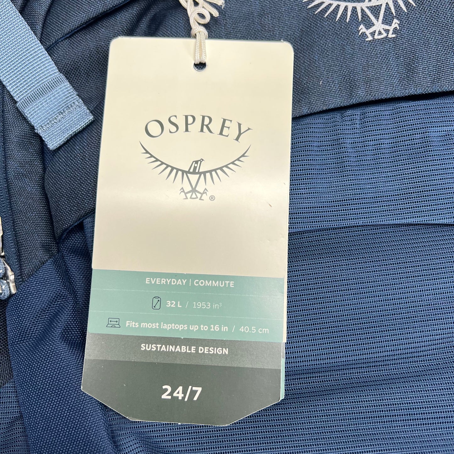 OSPREY Nebula Backpack For Commutes, School & Casual 32L Navy Blue 10004593