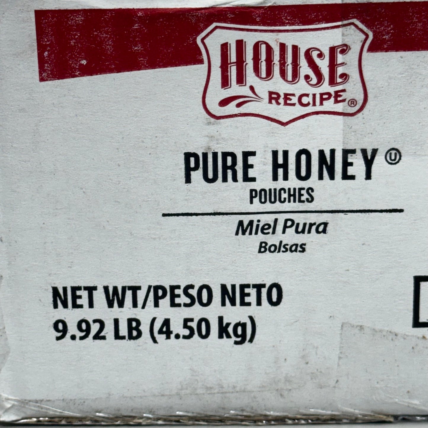 SYSCO Pure Honey Packets (500 PACK, 9g Each) House Recipe (Made on 05/24)