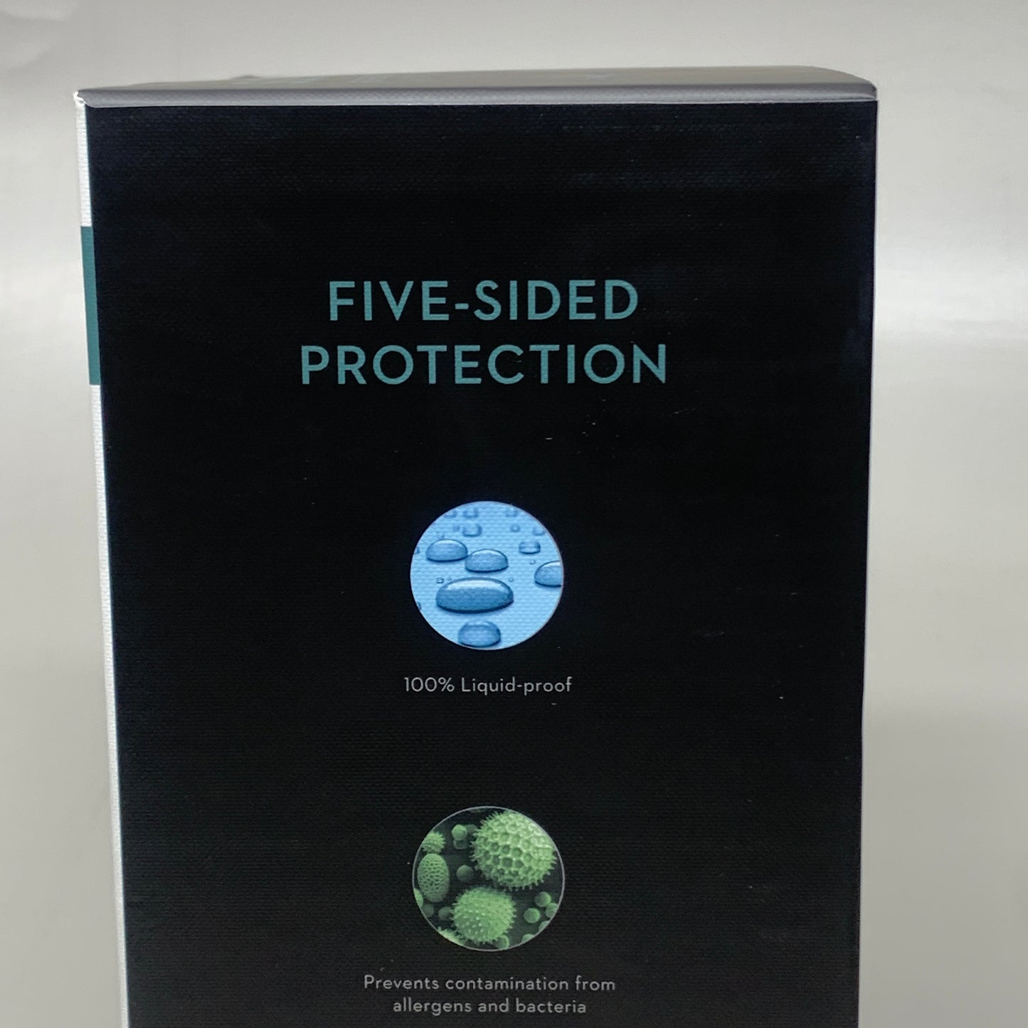 MALOUF Sleep-Tite Five 5ided Smooth Mattress Protector Sz King 100% Water-Proof