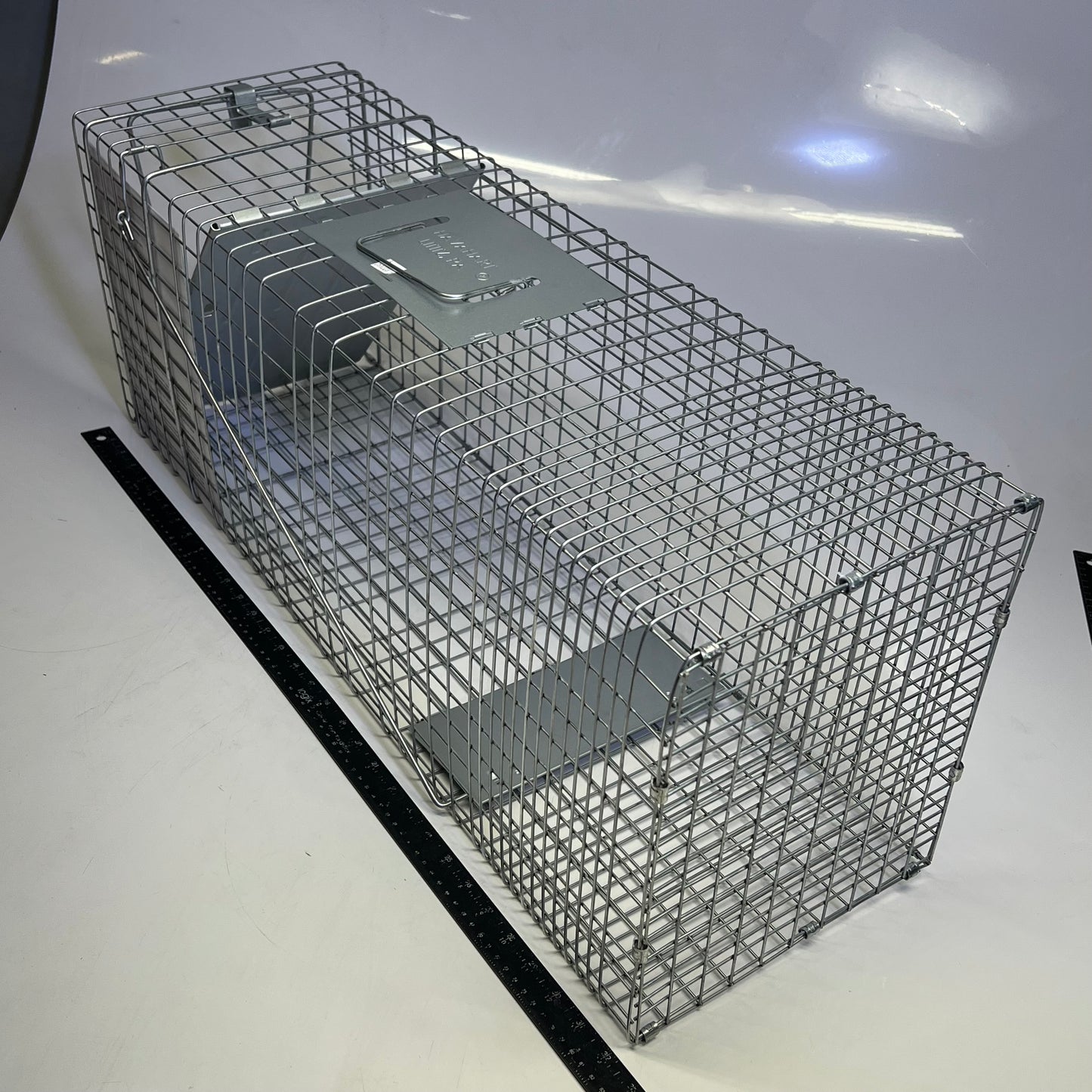 ZA@ HAVAHART All Metal One-Door Trap For Feral Cat Or Small Animals Grey 1079SR C