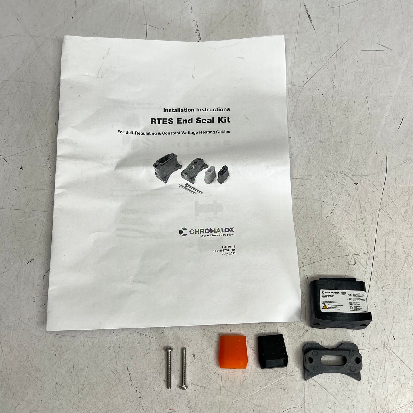 CHROMALOX Rtes End Seal Kit 4x Rate Enclosure Waterproof Cable Entry RTES-389570