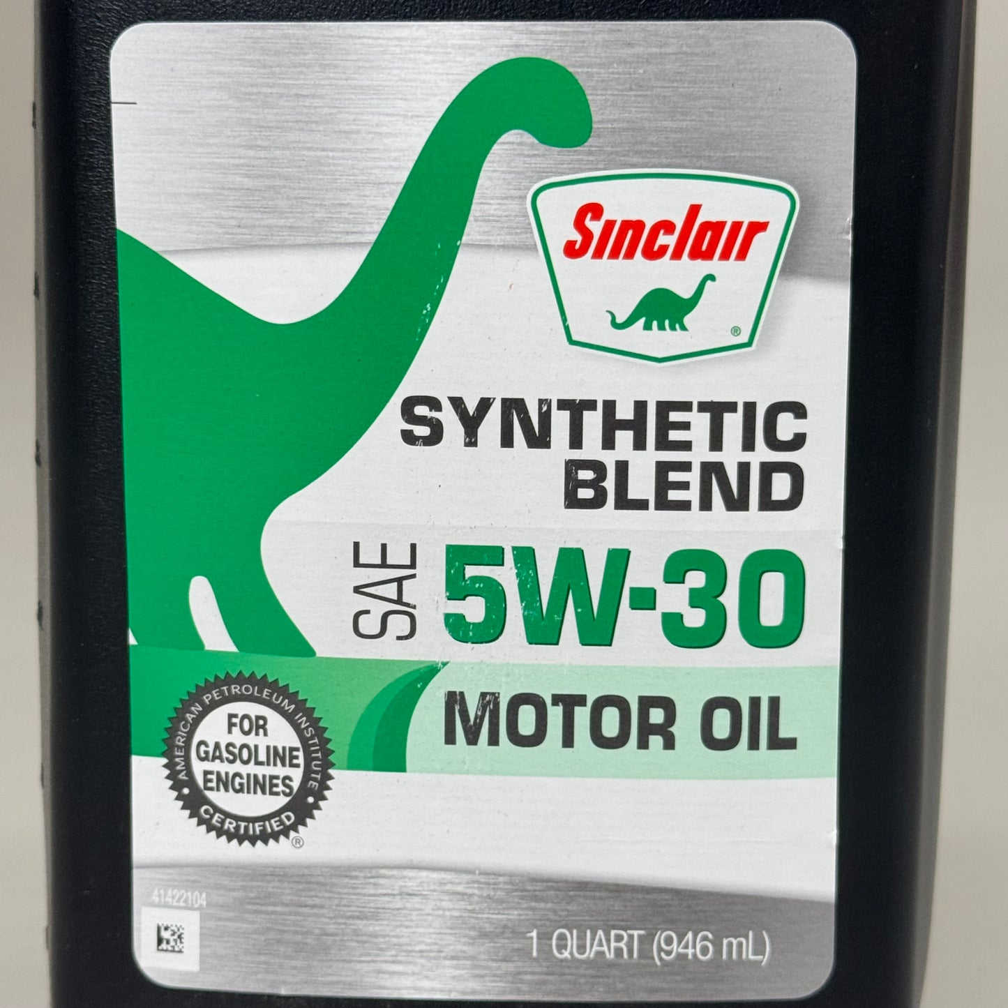ZA@ SINCLAIR (6 PACK) Synthetic Blend SAE 5W-30 Motor Oil for Gasoline Engines 832-014 As-is