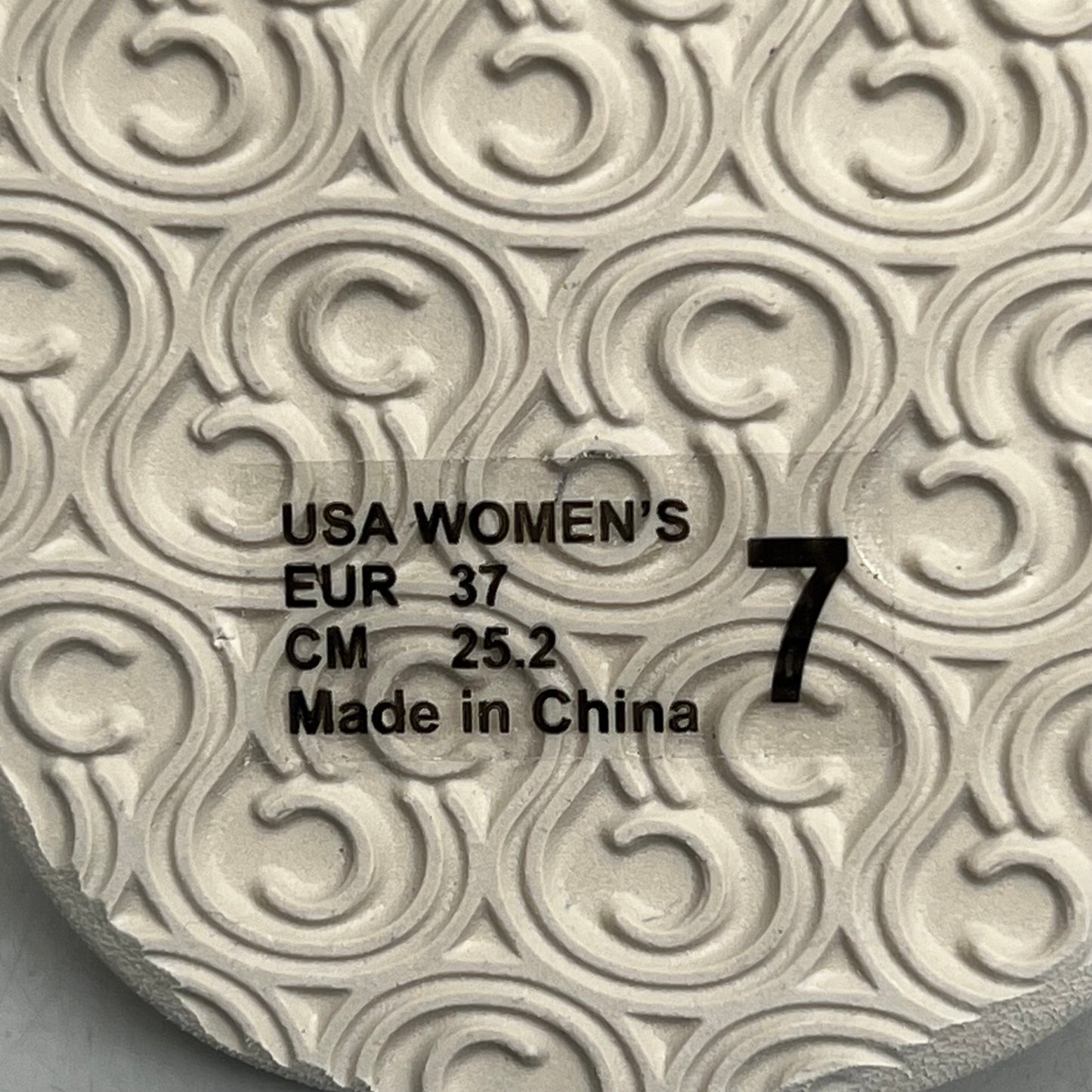 COBIAN Nia's Bounce Synthetic Leather Sandals Women's Sz 7, EU 37 Cream NIA25-110-7