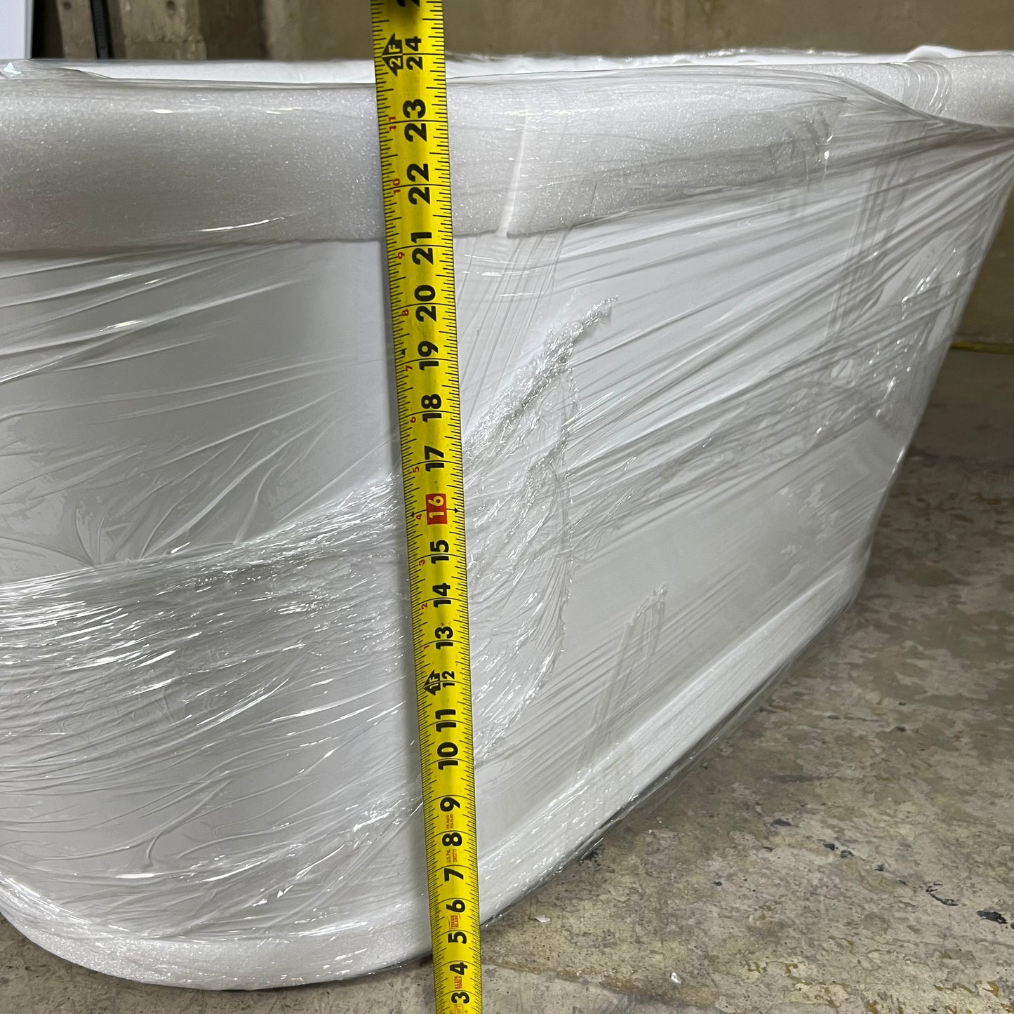 WOODBRIDGE Freestanding Bathtub White 59” B0014 BTA1514 (New)