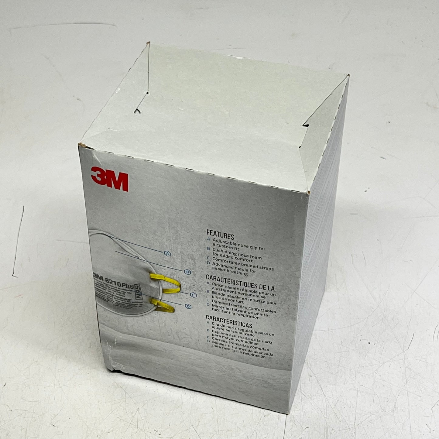3M (4 PACK, 20 EACH) N95 Particulate Respirator 8210 Plus For Paint 8210PP20