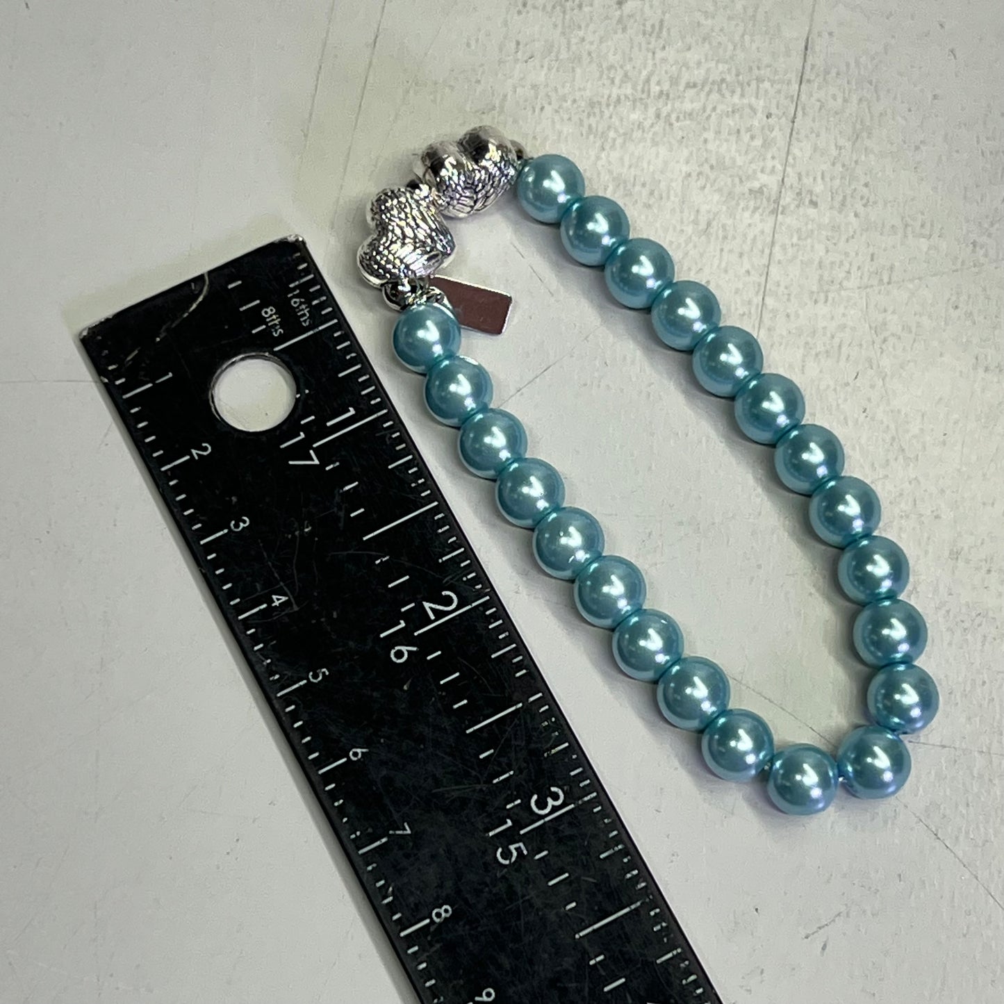 VALERIE PARR HILL Angel Wing Heart & Pearl Friendship Bracelets Average Blue