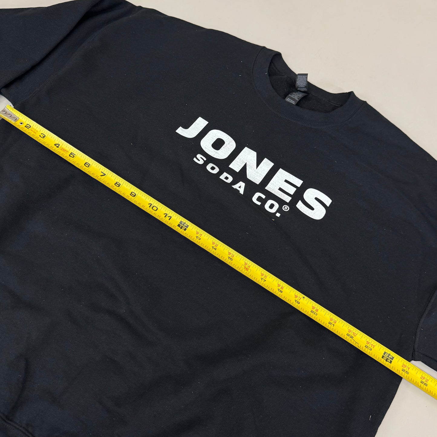 GILDAN Jones Soda Co. Branded Sweatshirt Men's SZ XL Black