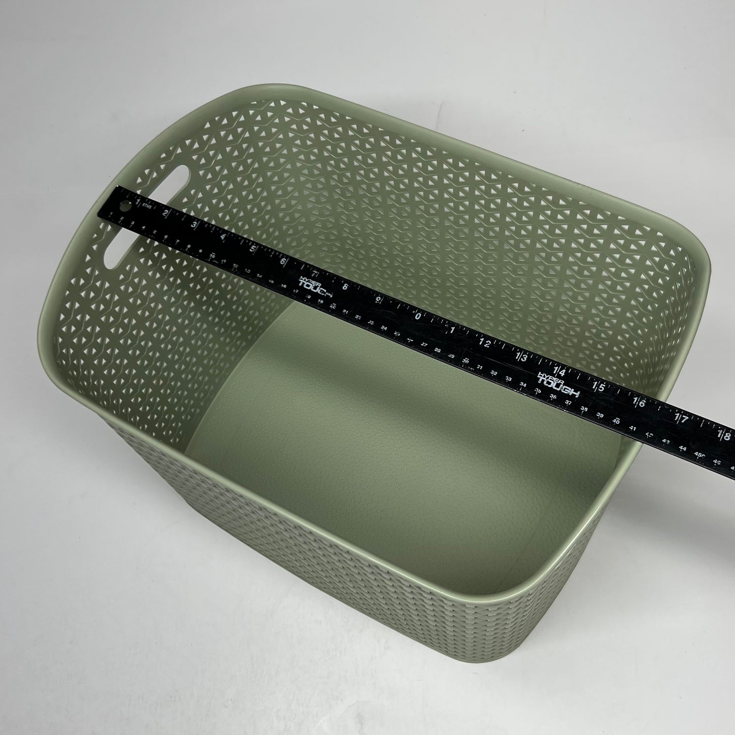 BRIGHTROOM (4 PACK) Storage Bin Medium Laurel Green Sz 16.5"L x 12"W x 10"H - 272747