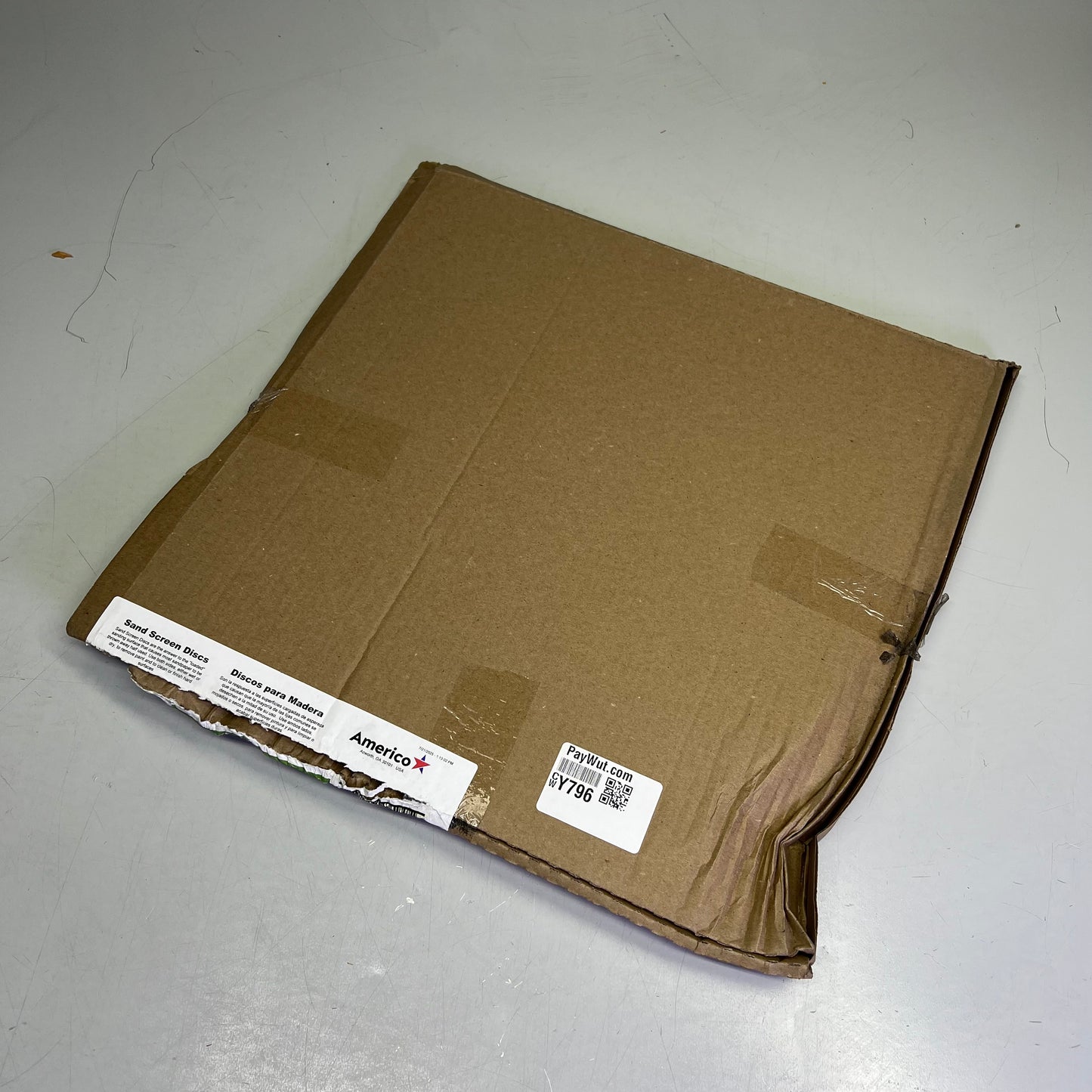 AMERICO (10 PACK) Sand Screen Discs Aggressive Removal 80 Grit - 17" 508017