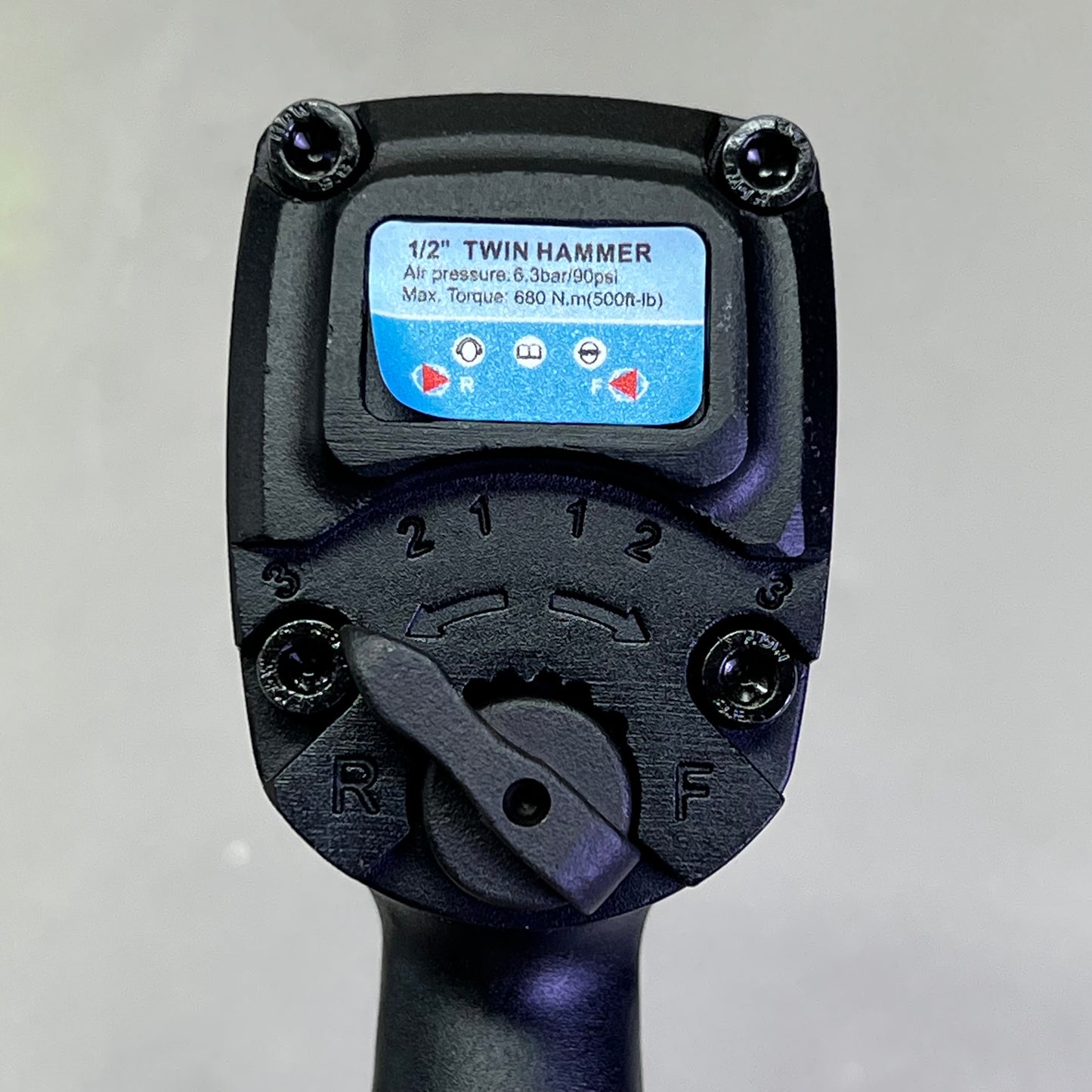 TRU-FLATE Short Body Stubby Impact W/ HI FLO Included 1/2" Black 25-513 25-313