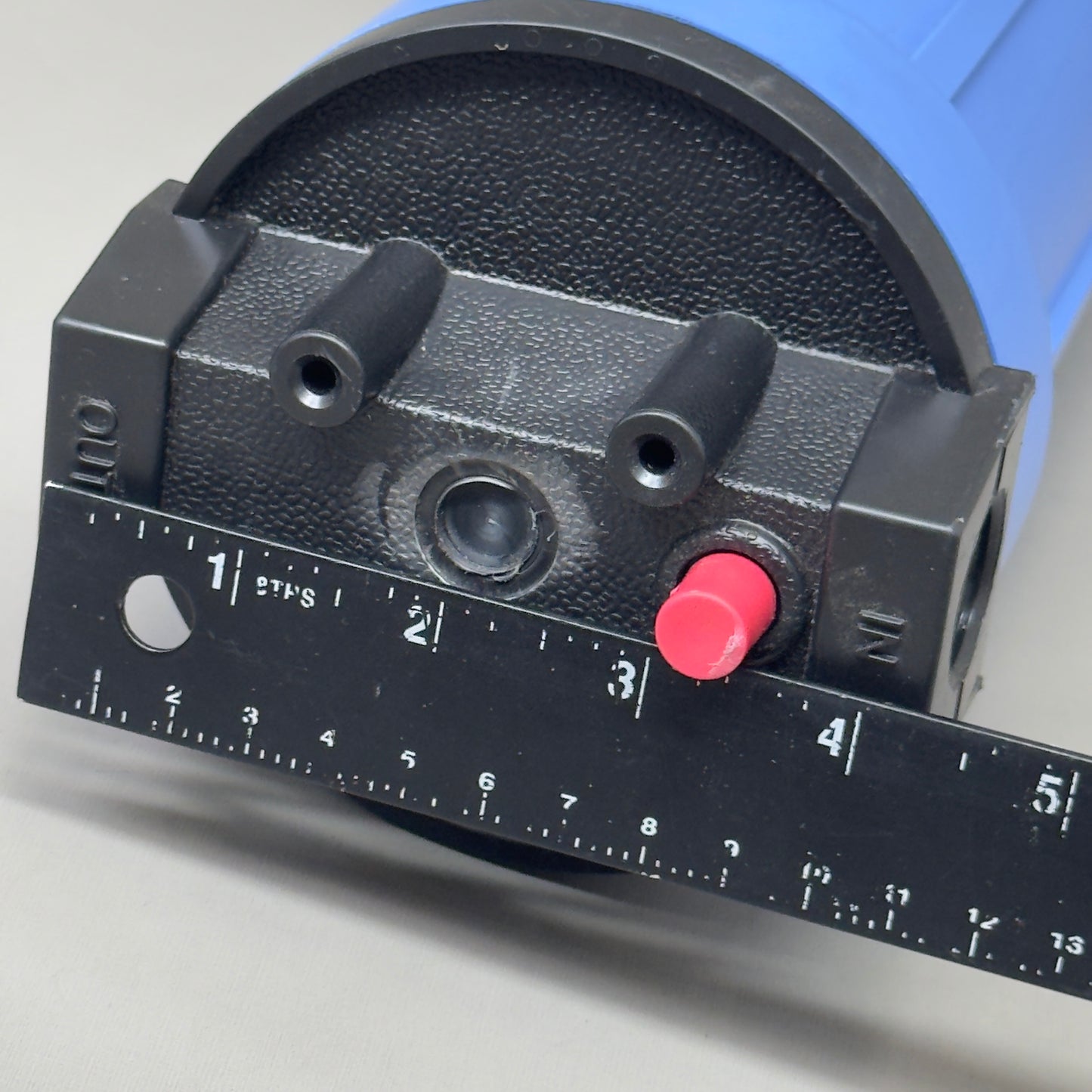 PENTAIR Pentek Slim Line Water Filter Housing Leakproof 10" 1/2" FIP Blue/Black