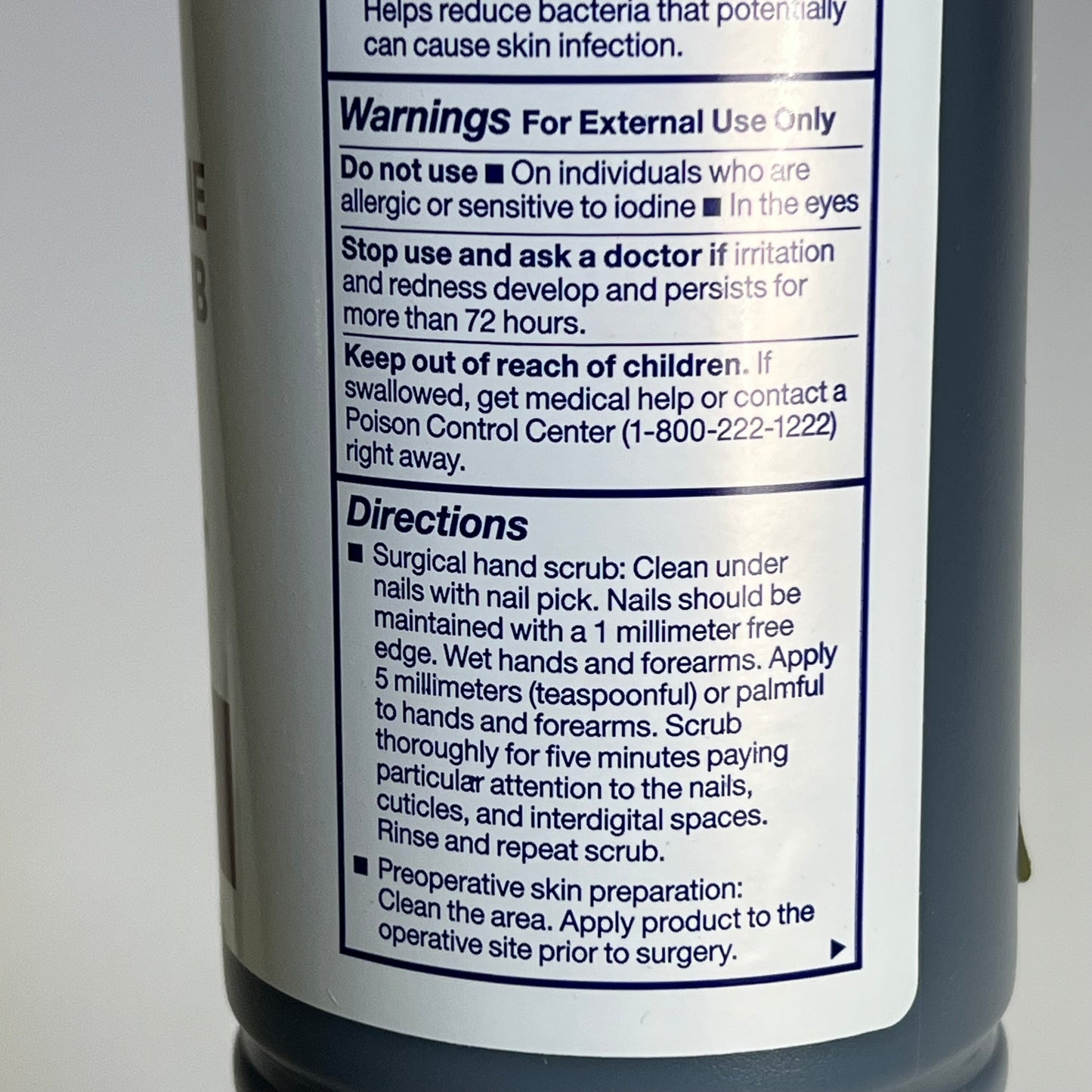 ZA@ DYNAREX (3 PACK) Povidone Iodine Surgical Scrub Solution 16 fl oz Brown 1425 A