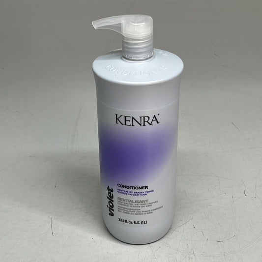 KENRA Violet Conditioner For Enhancing Blonde Vibrancy Eliminating Brass 33.8oz