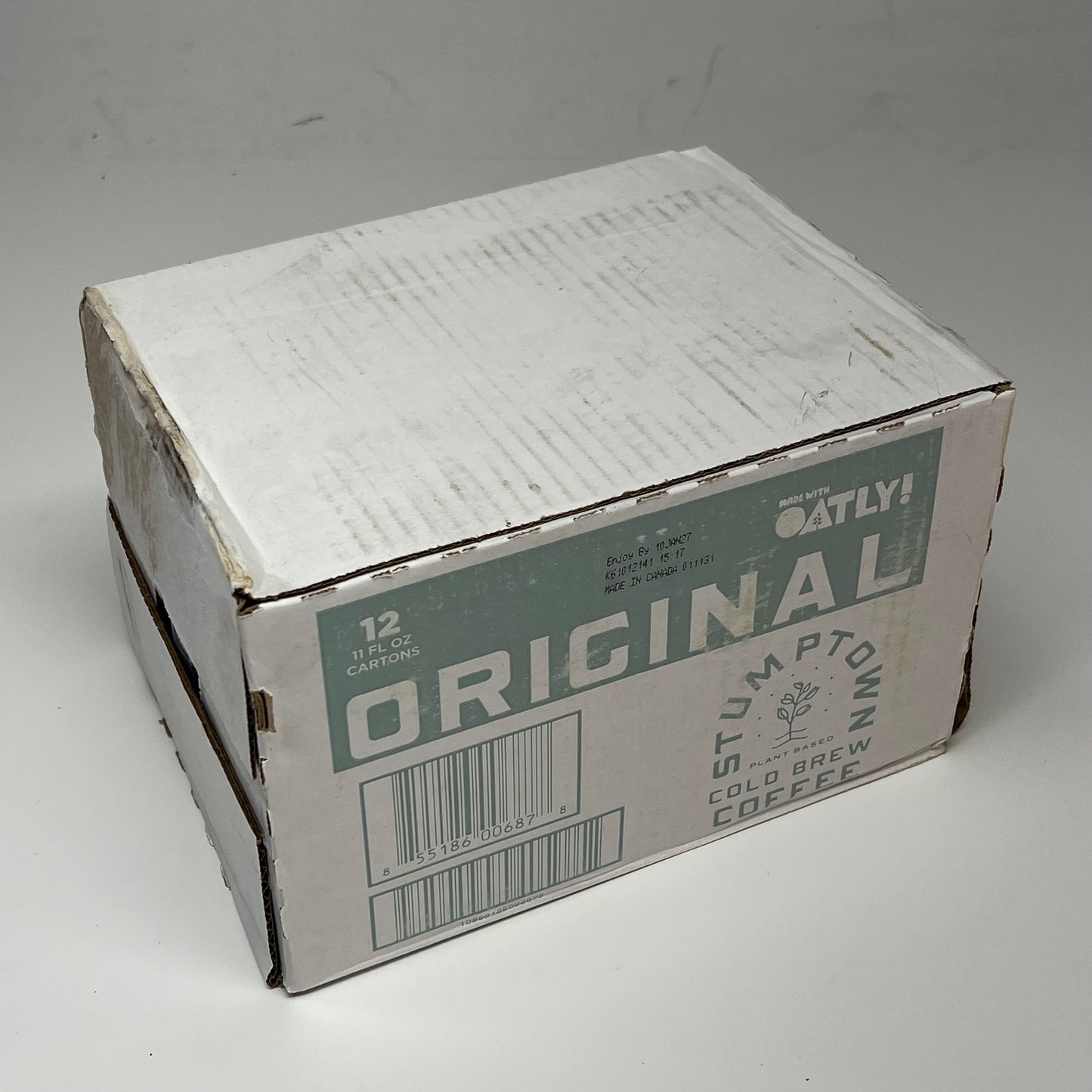STUMPTOWN (12 PACK) Cold Brew W/ Oatly Oatmilk Original Flavor 11oz BB 01/27