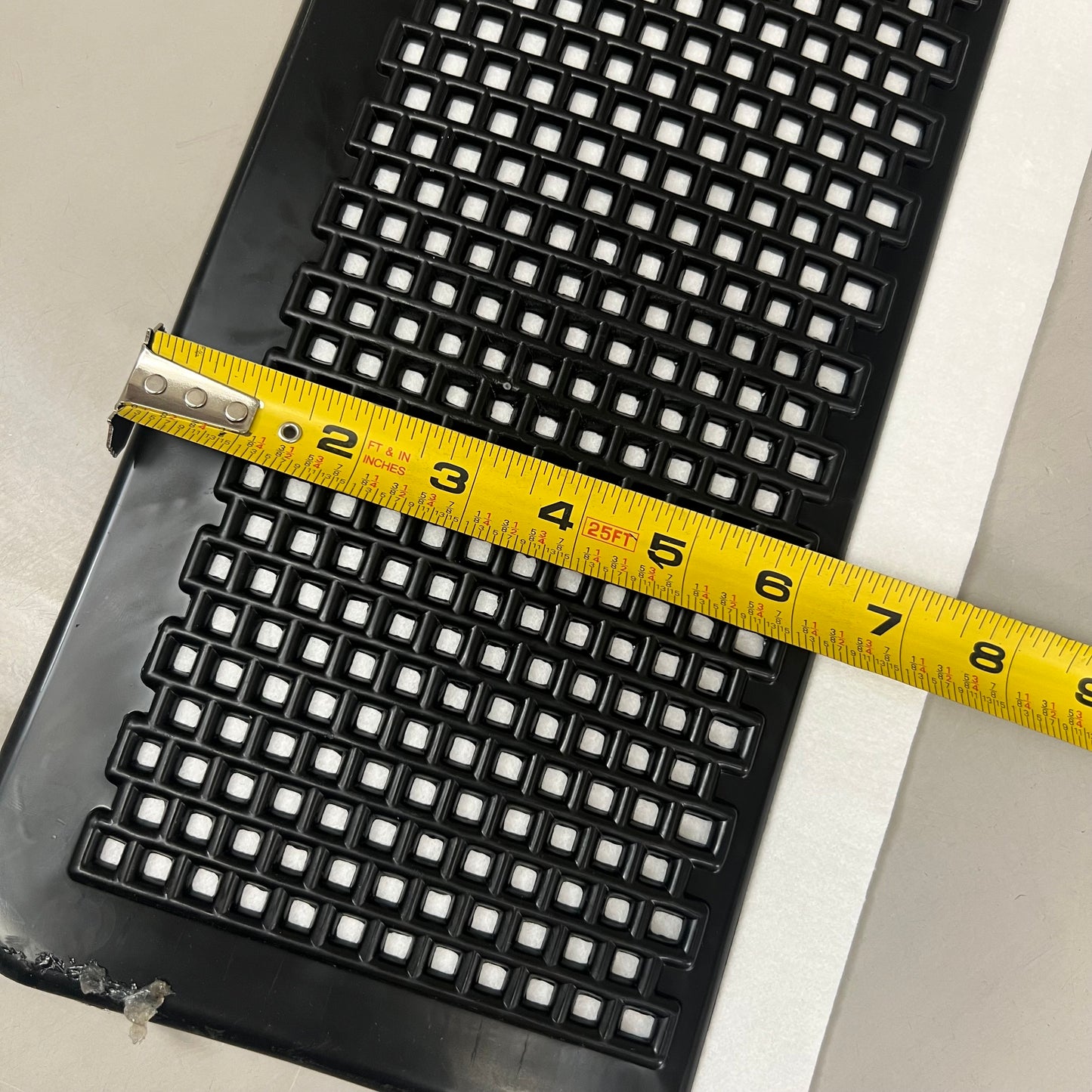 COASTWIDE Toilet Floor Mat 20 in x 17.5 in Black CW24768